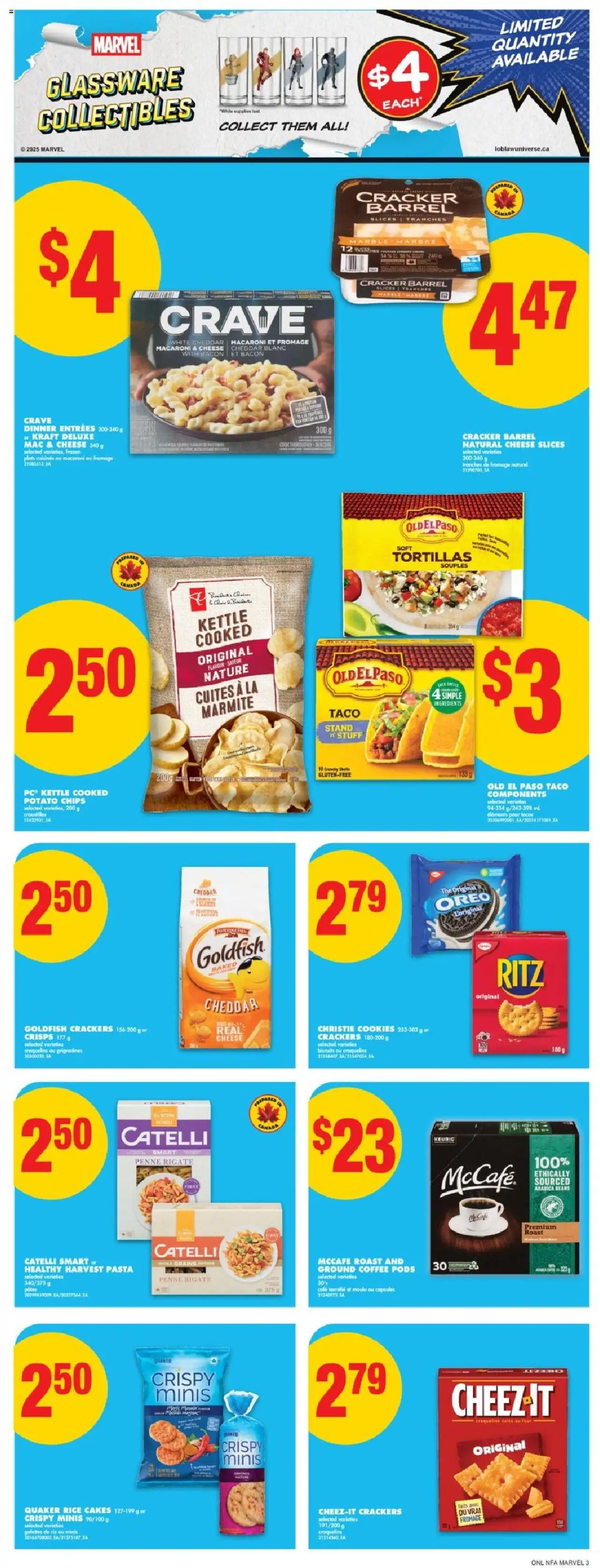 No Frills flyer valid from 11.09.2025 | Page: 8 | Products: Rice, Cookies, PC, Cheese