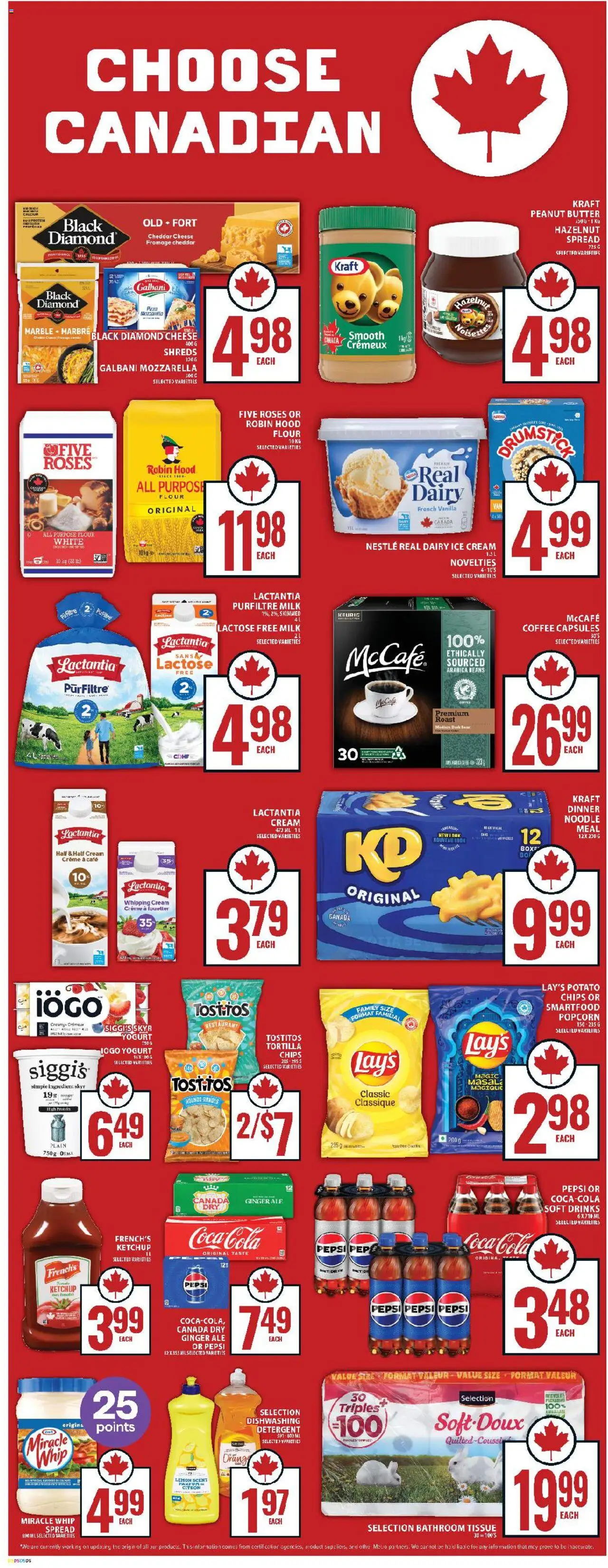 Food Basics flyer valid from 28.08.2025 | Page: 12 | Products: Ketchup, Cream, Cheese, Coffee