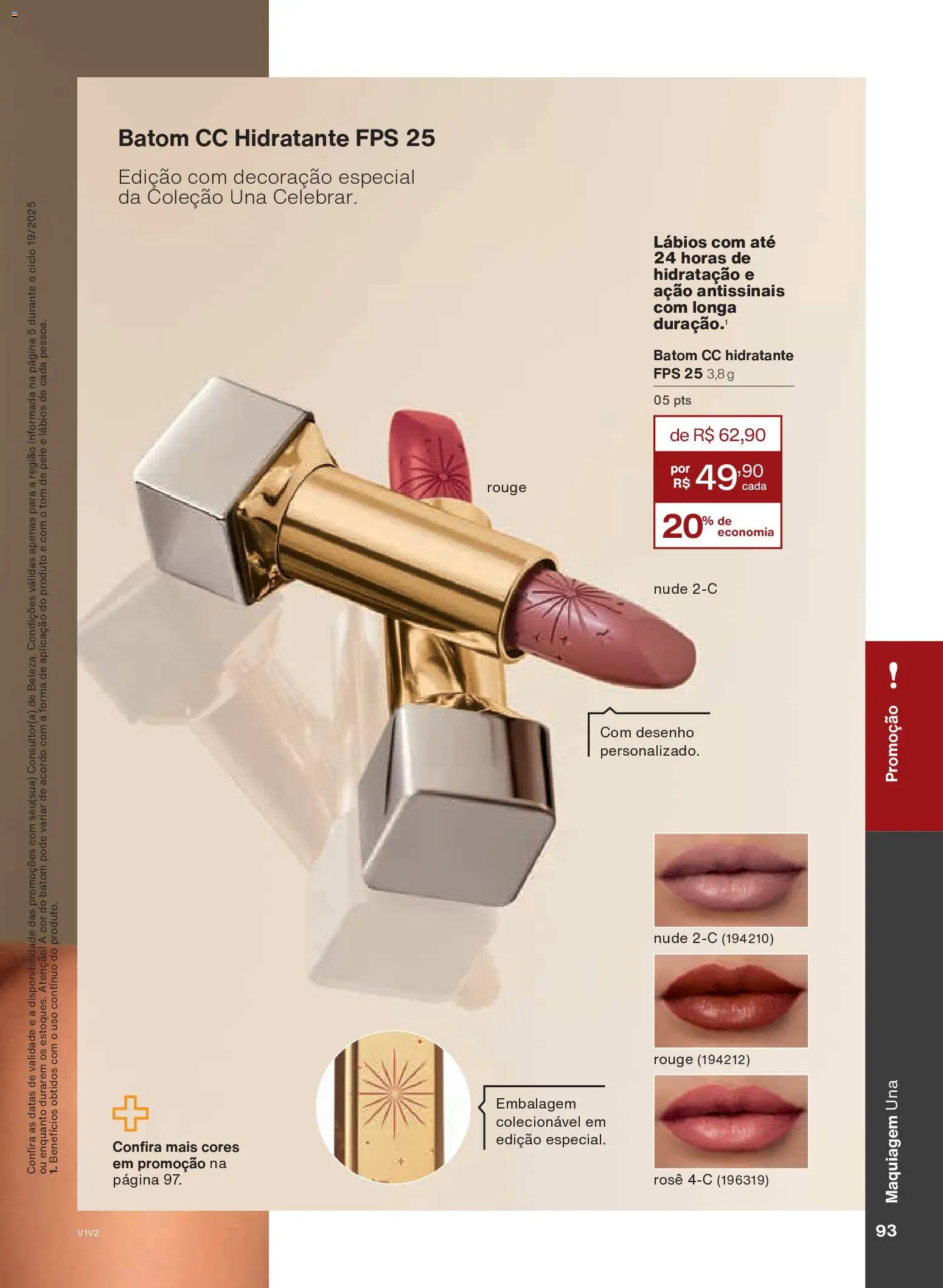 Natura Folheto - válido de 26.11.2025 | Página: 93 | Produtos: Maquiagem, Batom