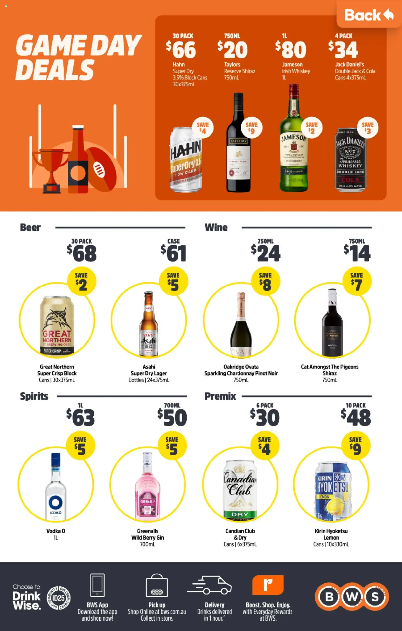 Woolworths catalogue - valid from 04.03.2026 | Page: 56 | Products: Wine, Gin, Whiskey, Case