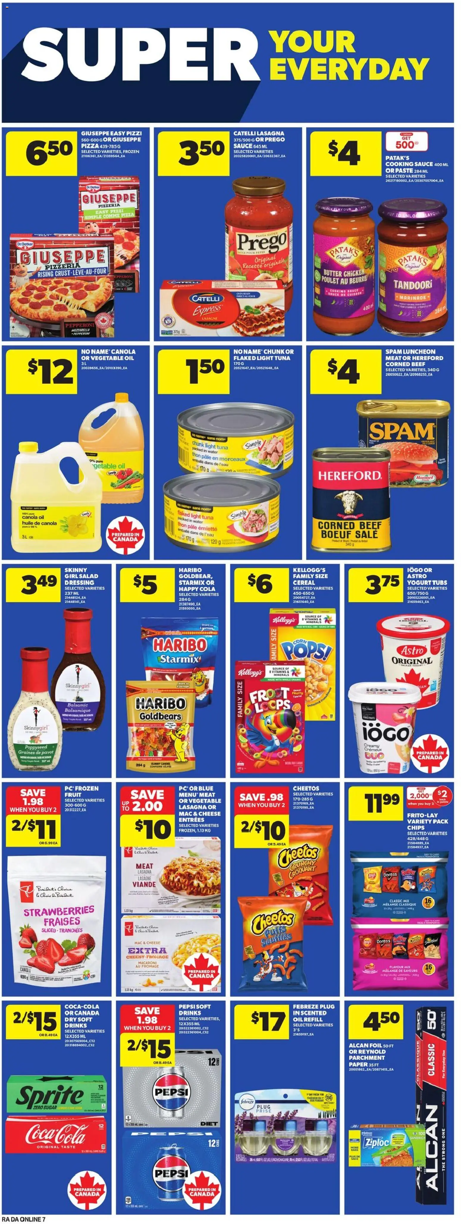 Atlantic Superstore flyer valid from 08.01.2026 | Page: 20 | Products: Salad, Cheese, Yogurt, Oil
