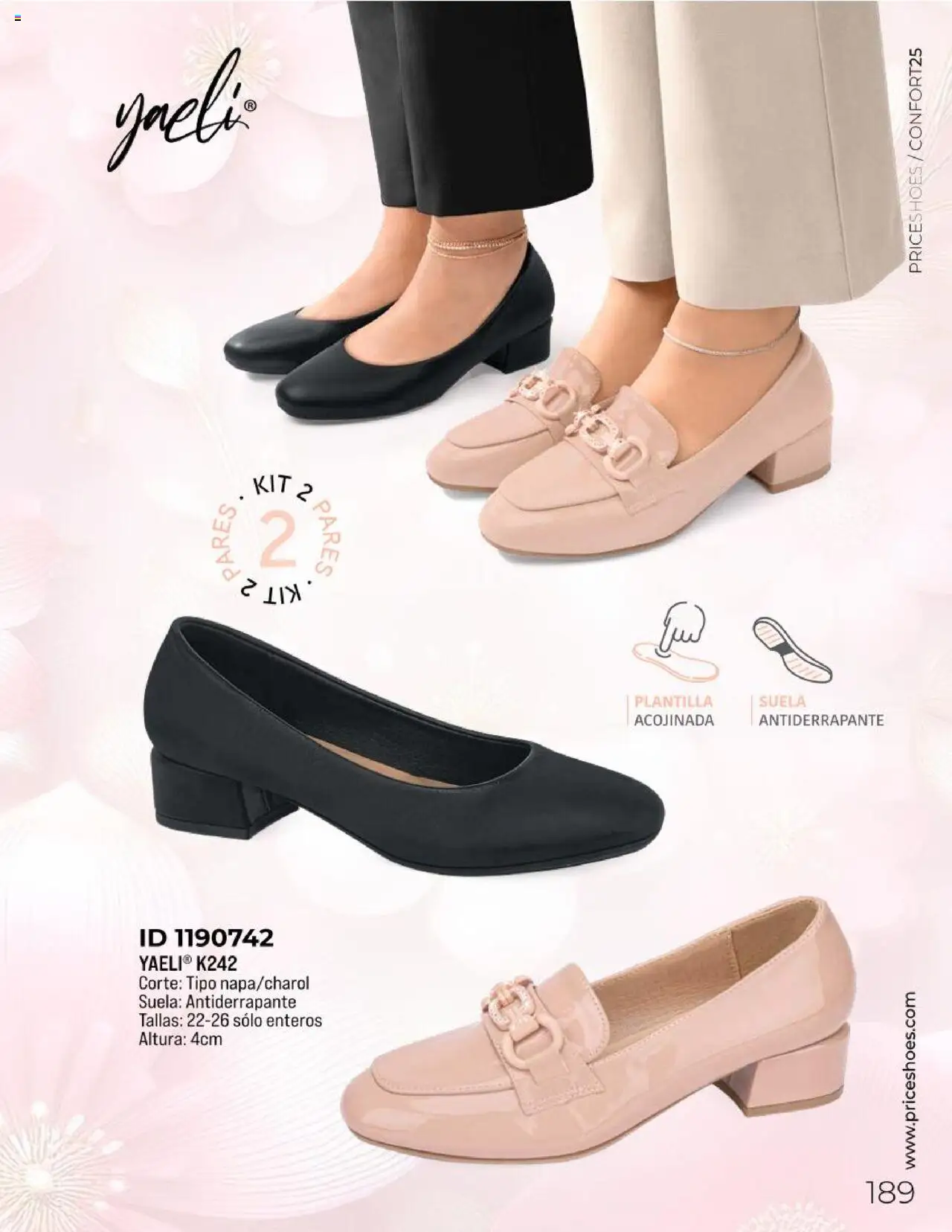 Nuevas ofertas de Price Shoes válidas en toda la República Mexicana desde el 10.02.2025. ¡Encuentra las mejores ofertas en Price Shoes catálogo Confort! | Página: 189