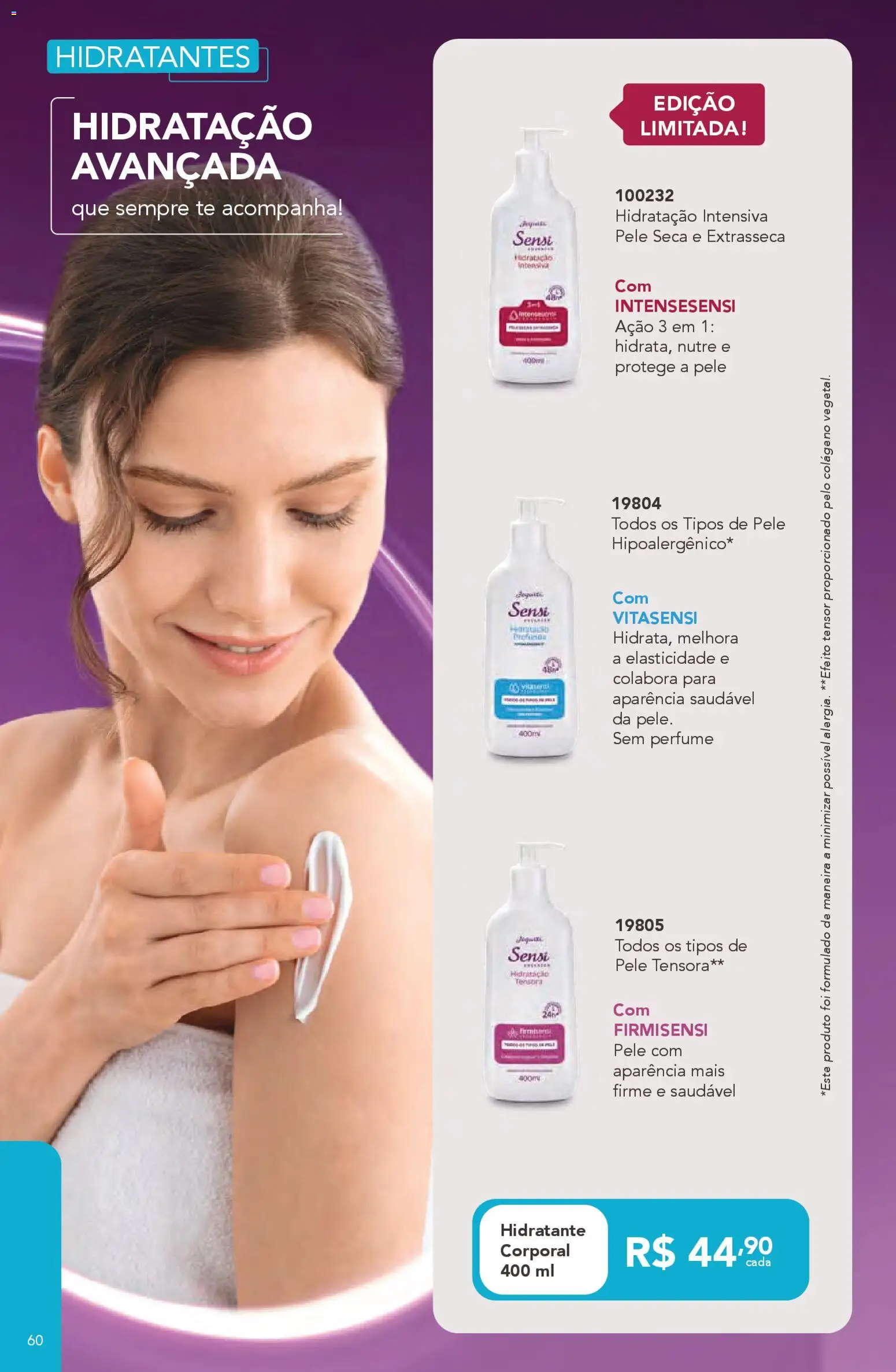 Jequiti Folheto - válido de 11.11.2025 | Página: 60 | Produtos: Colágeno, Perfume, Hidratante corporal