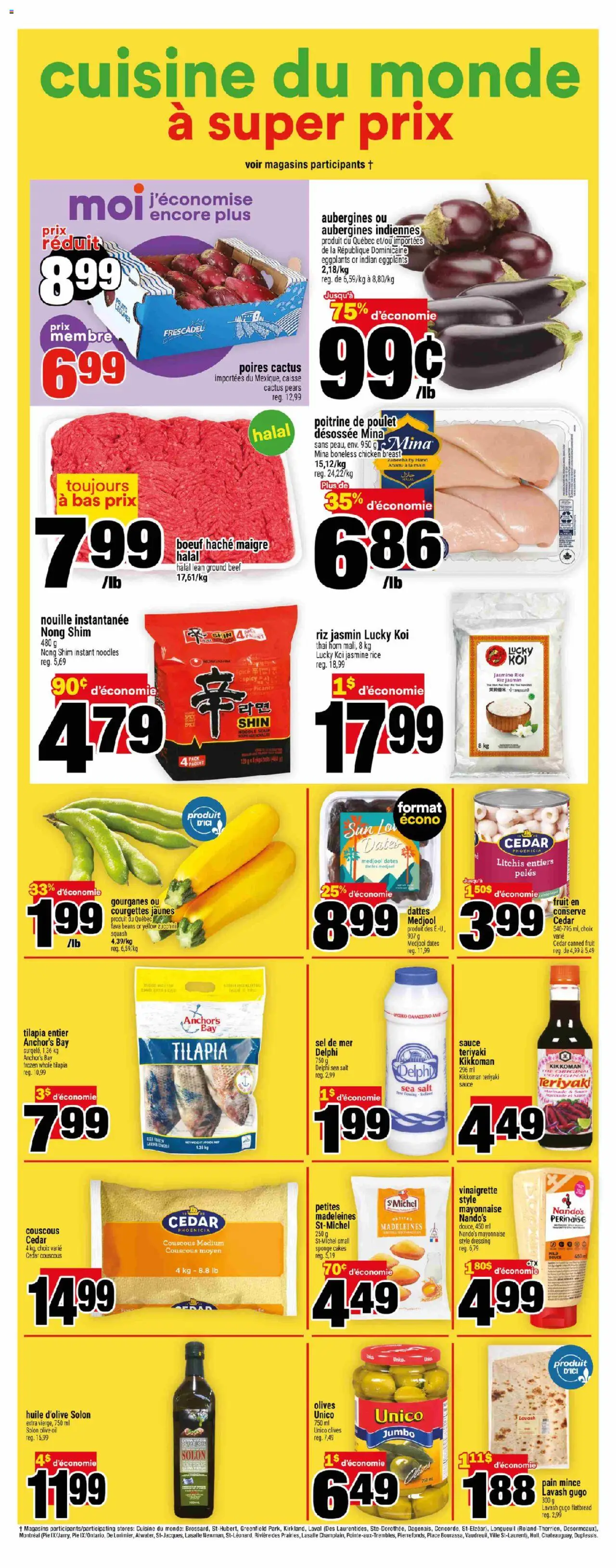 Super C flyer valid from 11.09.2025 | Page: 7 | Products: Noodles, Beef, Oil, Chicken