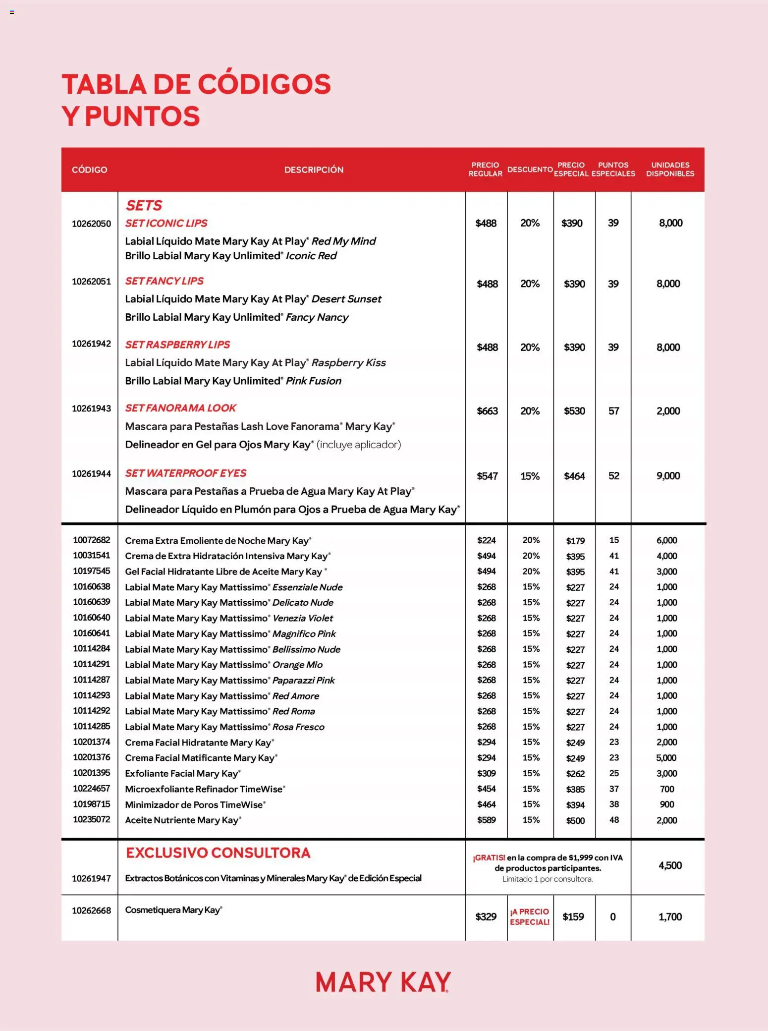 Nuevas ofertas de Mary Kay válidas en toda la República Mexicana desde el 08.12.2025. ¡Encuentra las mejores ofertas en Mary Kay catálogo! | Página: 10
