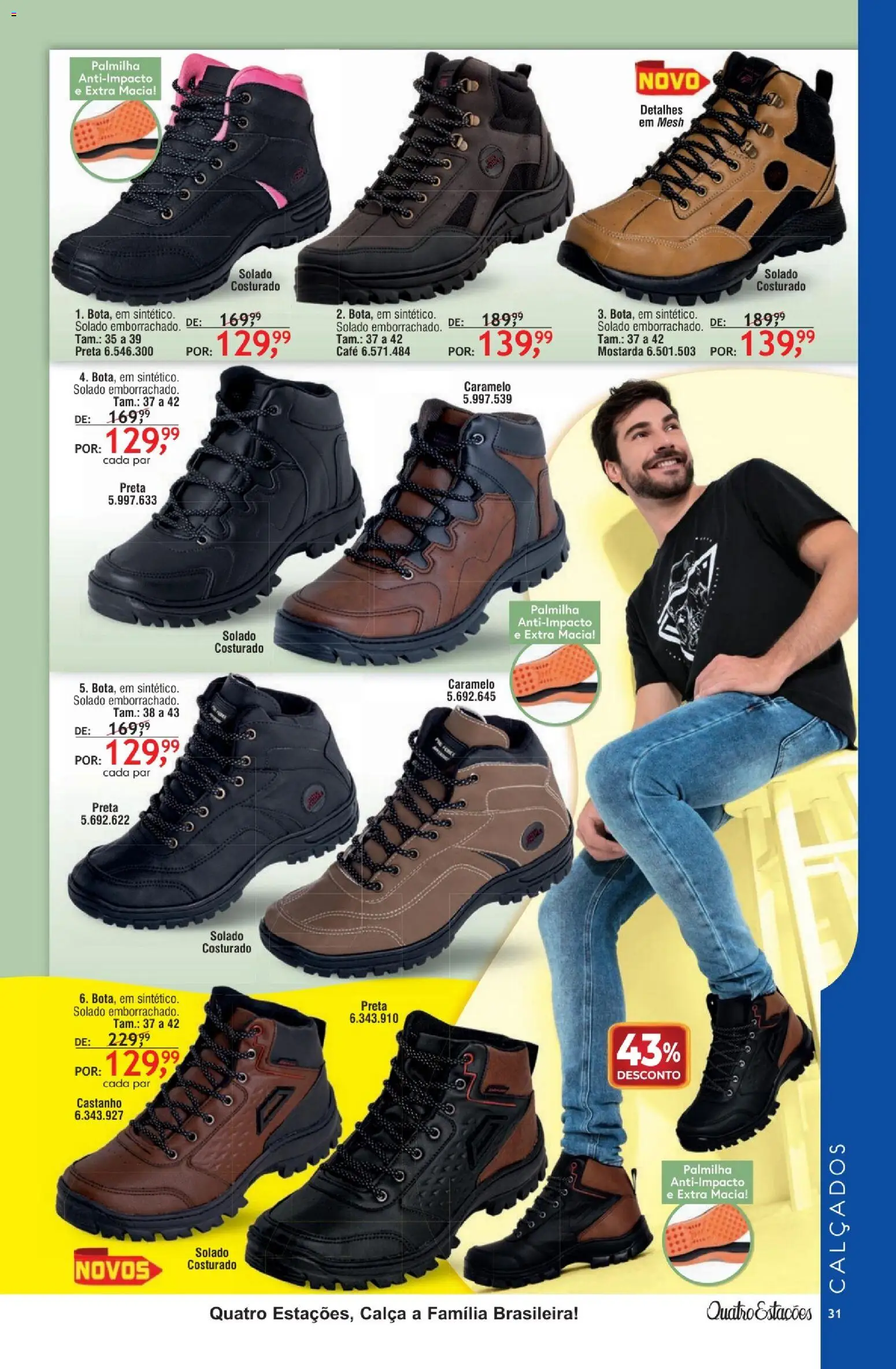 Quatro Estações Folheto - válido de 01.02.2026 | Página: 27 | Produtos: Café, Calça, Palmilha