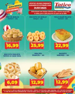 Tatico Folheto - válido de 31.07.2025 | Página: 18 | Produtos: Biscoito, Pão, Arroz, Bolo