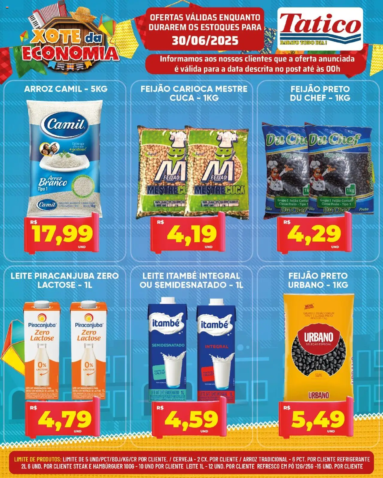 Tatico Folheto - válido de 30.06.2025 | Página: 5 | Produtos: Feijão, Pó, Refresco, Refrigerante
