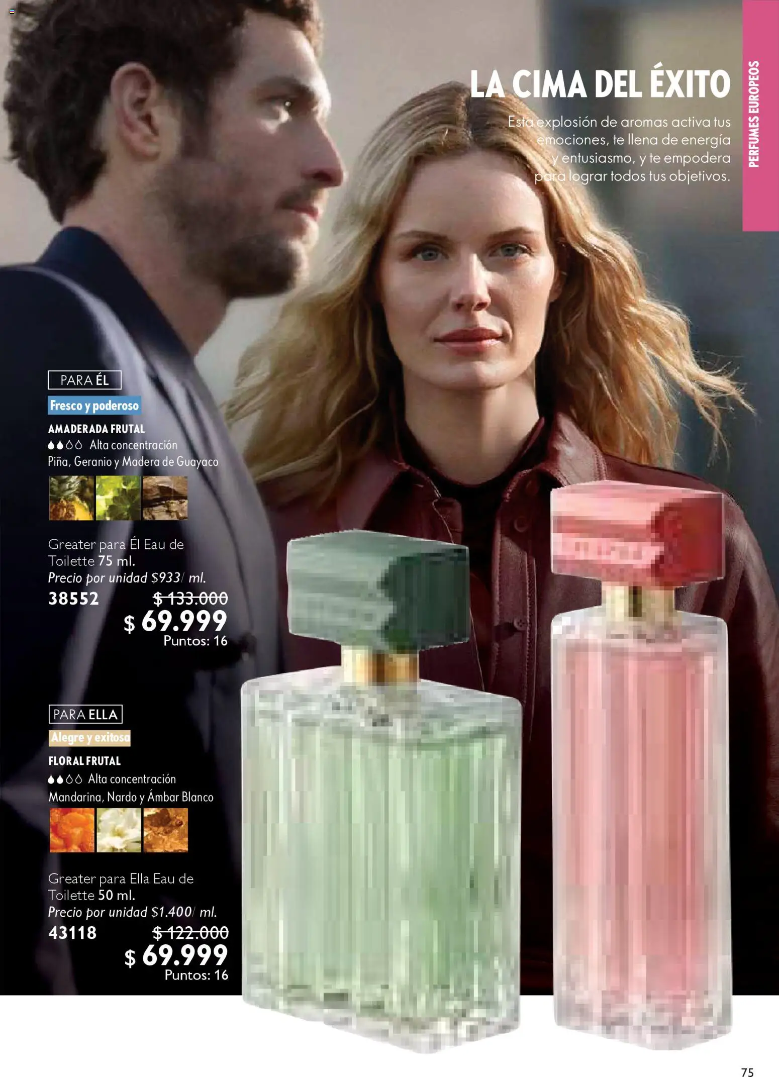 Oriflame revista - valida desde el 15.11.2025 | Página: 75 | Productos: Té, Tobillera, Eau de toilette