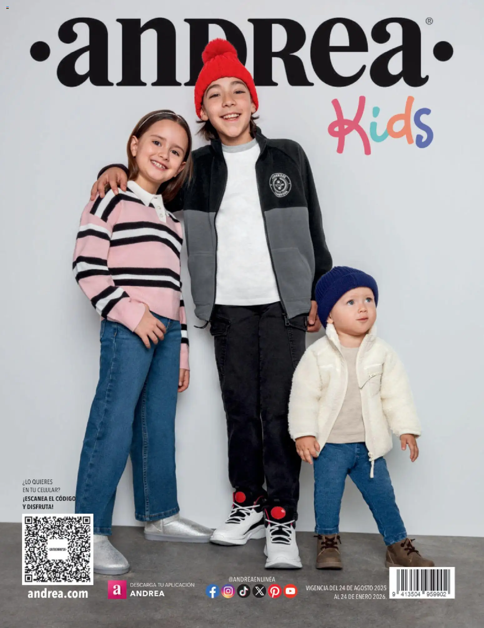 Nuevas ofertas de Andrea válidas en toda la República Mexicana desde el 26.11.2025. ¡Encuentra las mejores ofertas en Andrea catálogo Infantil Kids! | Página: 139