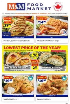 Preview of M&M Food Market weekly flyer / circulaire from shop M&M Food Market valid from 30.10.2025