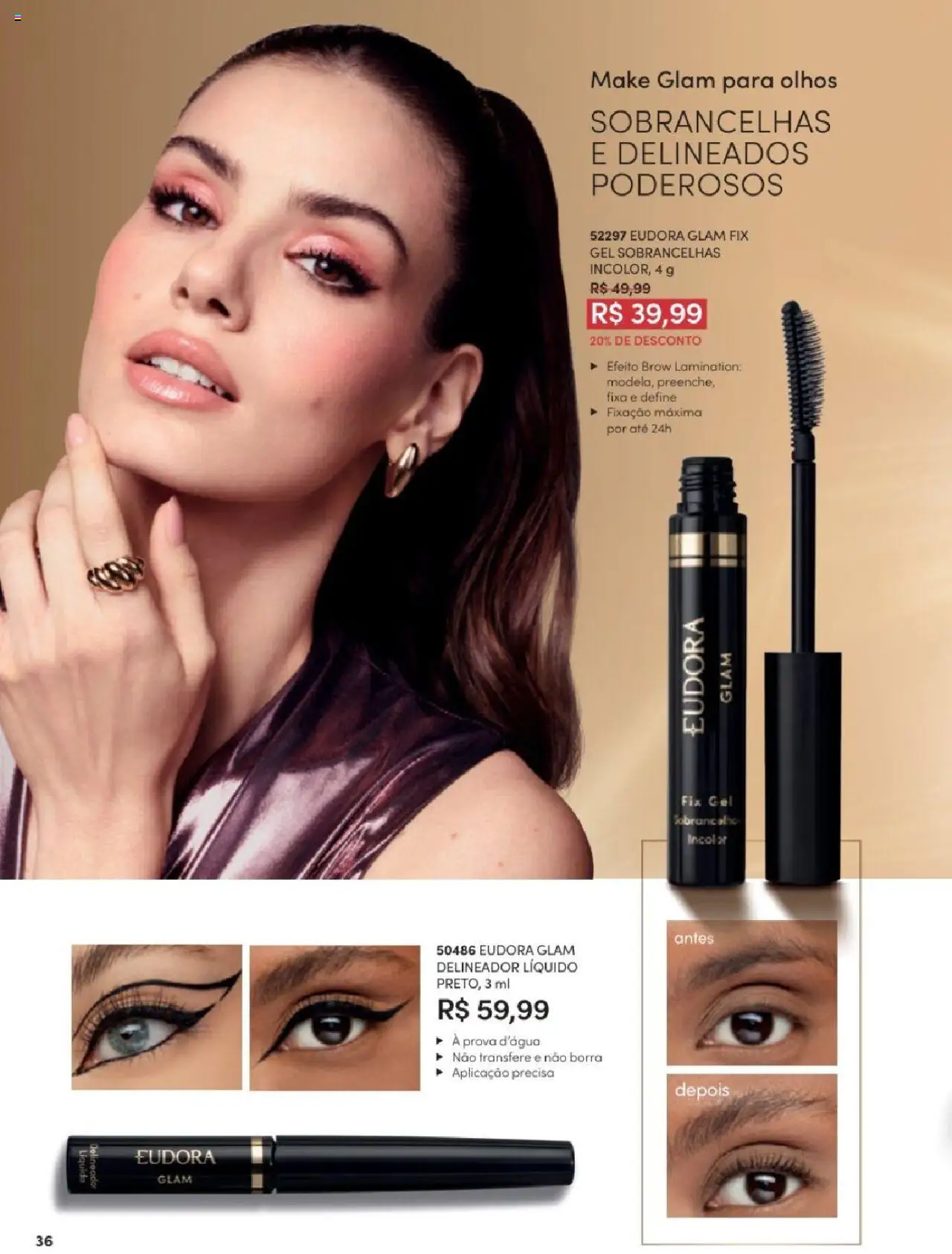 Eudora Folheto - válido de 06.06.2025 | Página: 36 | Produtos: Delineador