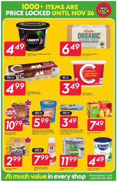 Preview of Sobeys - Special Promotion from shop Sobeys valid from 23.10.2025 | Page: 3 | Products: Rice, Cream, Cookies, Butter
