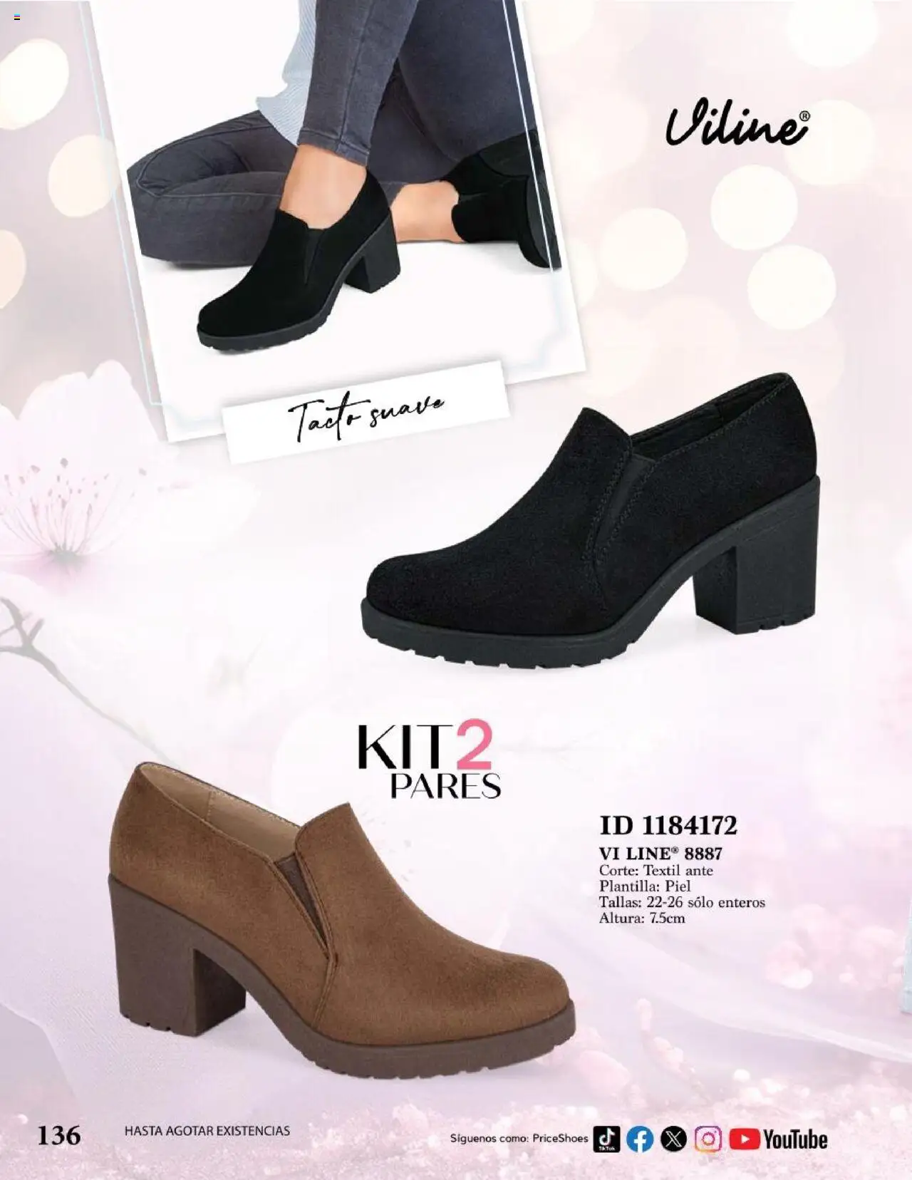 Nuevas ofertas de Price Shoes válidas en toda la República Mexicana desde el 05.08.2024. ¡Encuentra las mejores ofertas en Price Shoes catálogo Vestir Casual ! | Página: 136