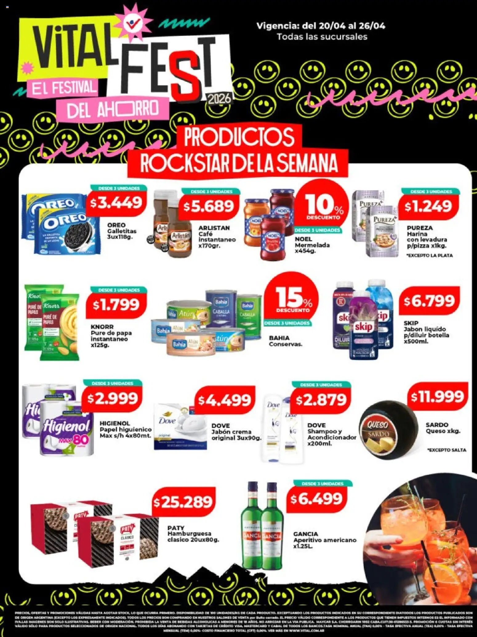 Vital - Ofertas │ válido desde el 20.04.2026 | Página: 2 | Productos: Papa, Shampoo, Caballa, Mermelada