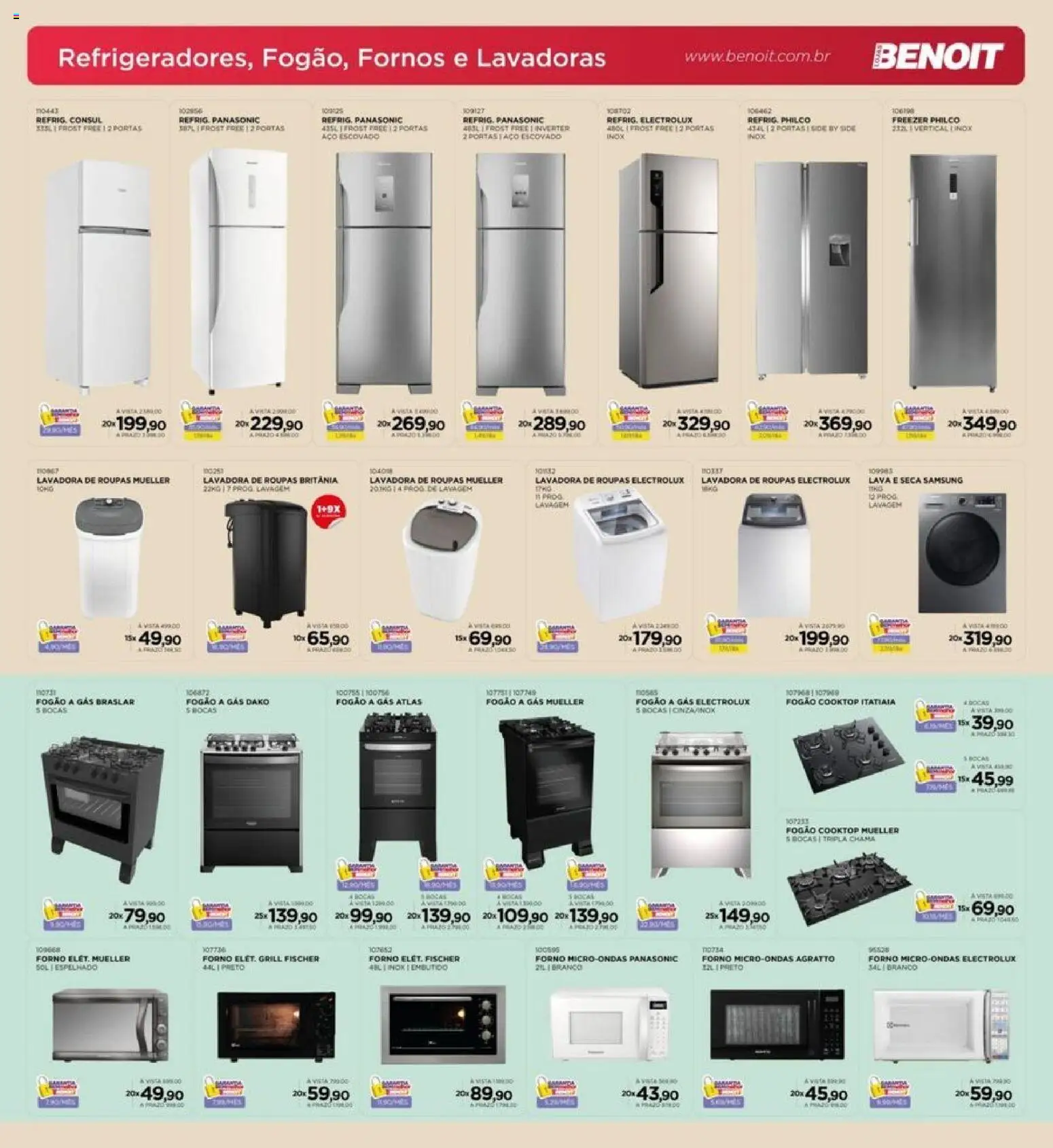 Benoit Folheto - válido de 01.02.2026 | Página: 7 | Produtos: Fogão, Grill, Lavadora de roupas, Roupas