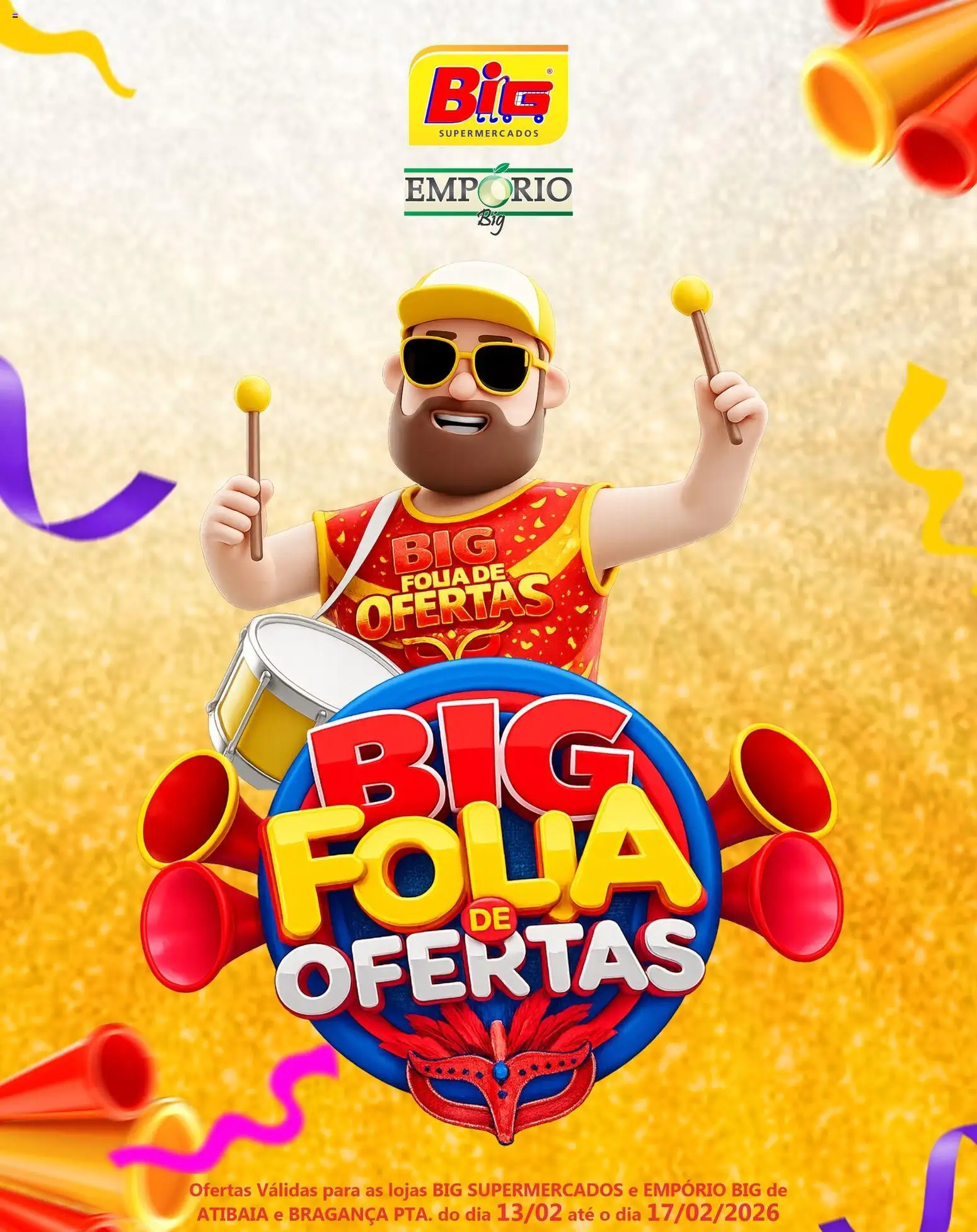 Big Supermercados Folheto - válido de 13.02.2026 | Página: 1