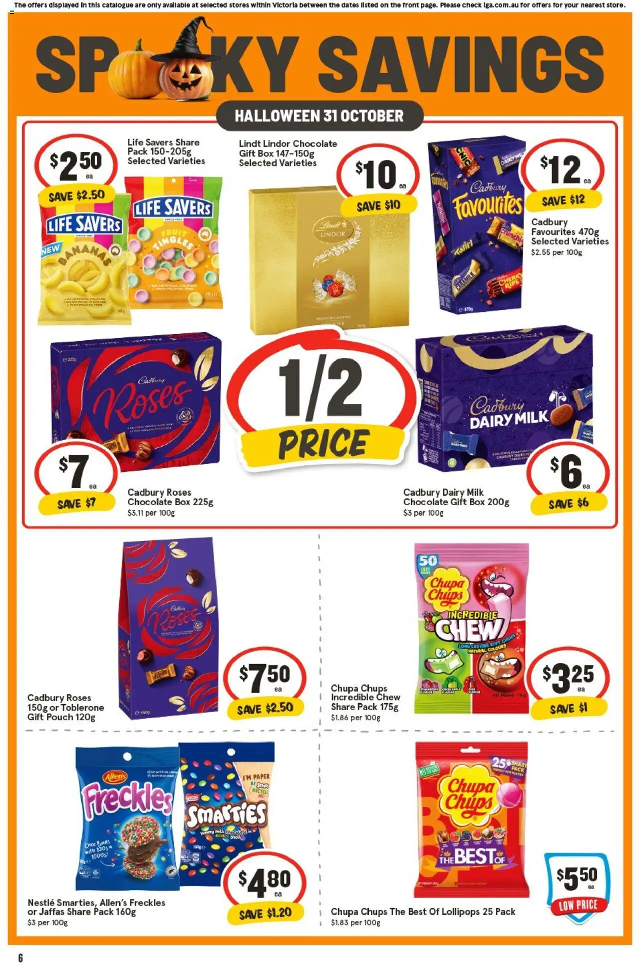 IGA catalogue - valid from 22.10.2025 | Page: 9 | Products: Honey, Mandarins, Rocket, Spinach