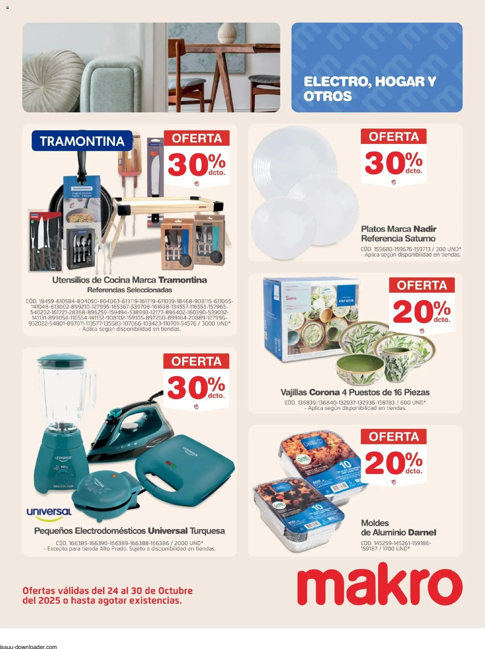 Makro revista - valida desde el 24.10.2025 | Página: 28 | Productos: Cocina, Utensilios de cocina