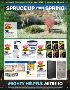 Preview of Mitre 10  Catalogue  - valid from 10.09.2025