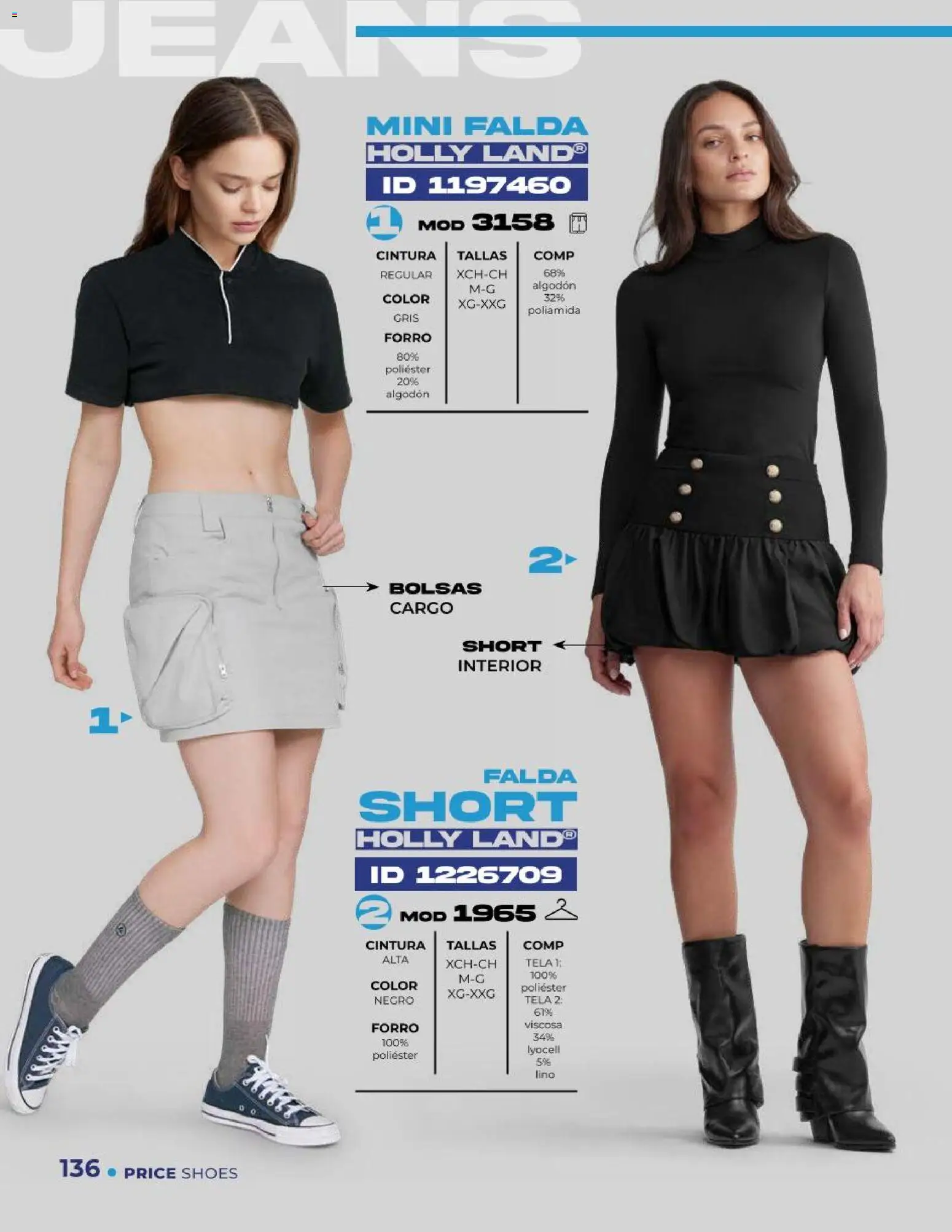 Nuevas ofertas de Price Shoes válidas en toda la República Mexicana desde el 05.02.2026. ¡Encuentra las mejores ofertas en Price Shoes catálogo Jeans! | Página: 136