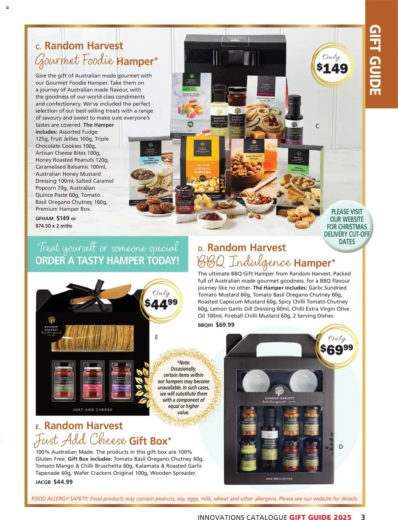 Innovations catalogue - valid from 22.10.2025 | Page: 3 | Products: Crackers, Cheese, Oil, Mango