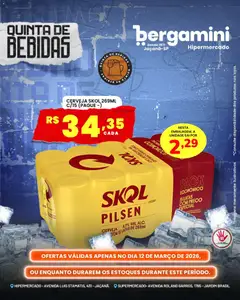 Supermercado Bergamini ofertas Quinta de Bebidas - Pré-Visualização do folheto da loja Supermercado Bergamini, válido de 12.03.2026