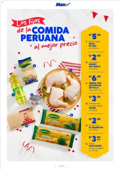 Catálogo Mass válido desde 14.07.2025 | Página: 2 | Productos: Aceite, Arroz, Fideos