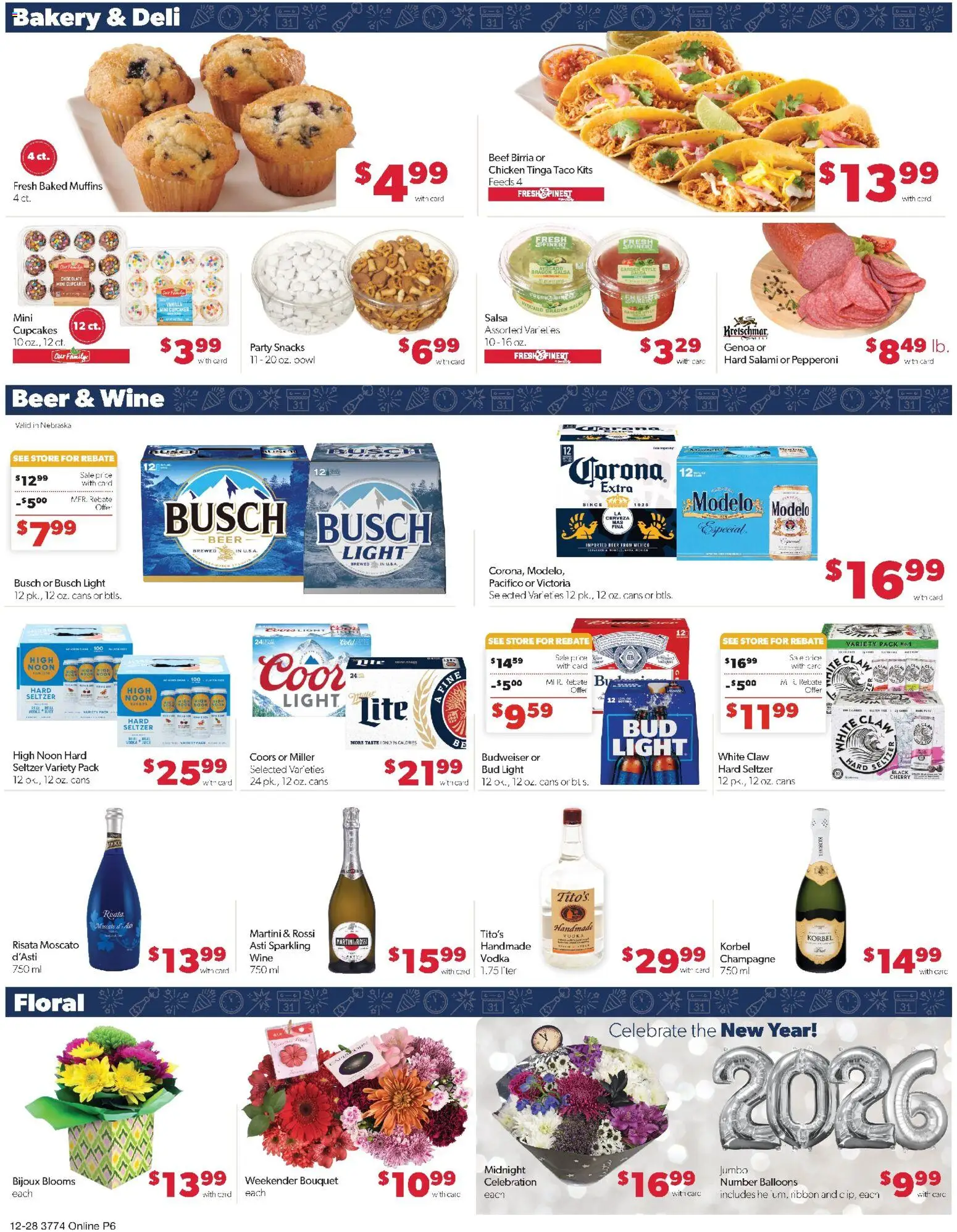 Family Fare Weekly Ad - valid from 28.12.2025 | Page: 7 | Products: Salami, Beer, Beef, Vodka