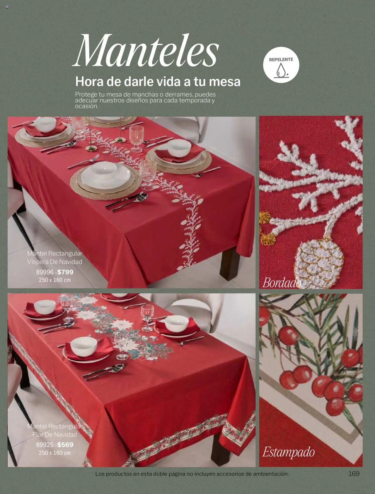 Nuevas ofertas de Vianney válidas en toda la República Mexicana desde el 15.08.2025. ¡Encuentra las mejores ofertas en Vianney - Catálogo Invierno! | Página: 171 | Productos: Mantel, Repelente, Mesa