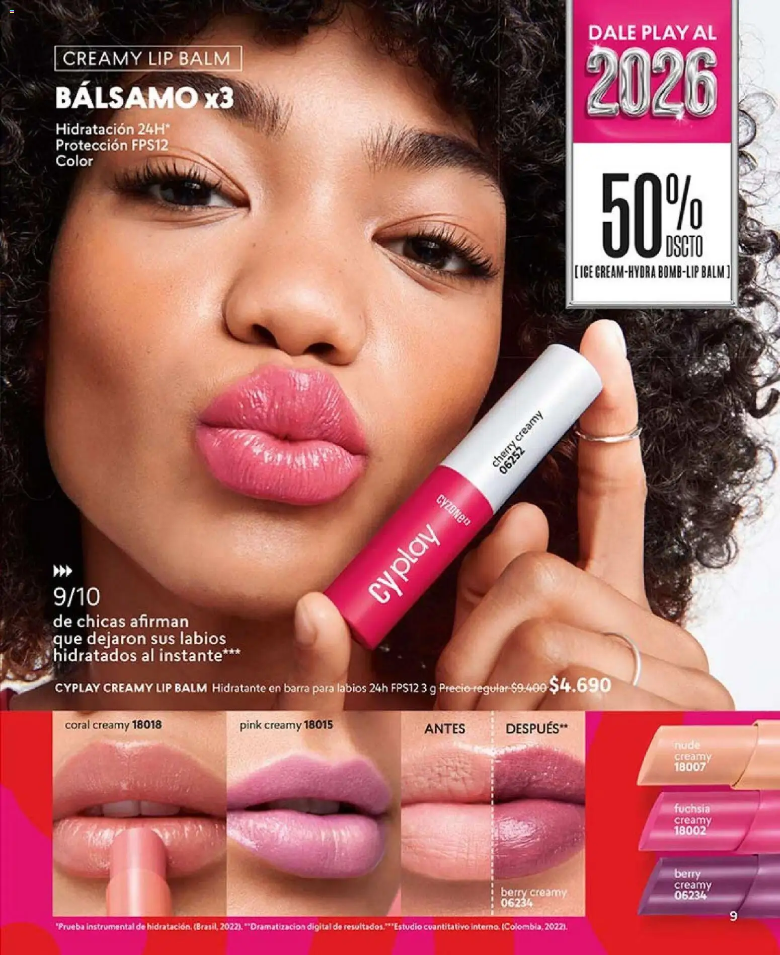 Catálogo CyZone Campaña 1 │ válido desde el 01.01.2026 | Página: 9 | Productos: Bálsamo