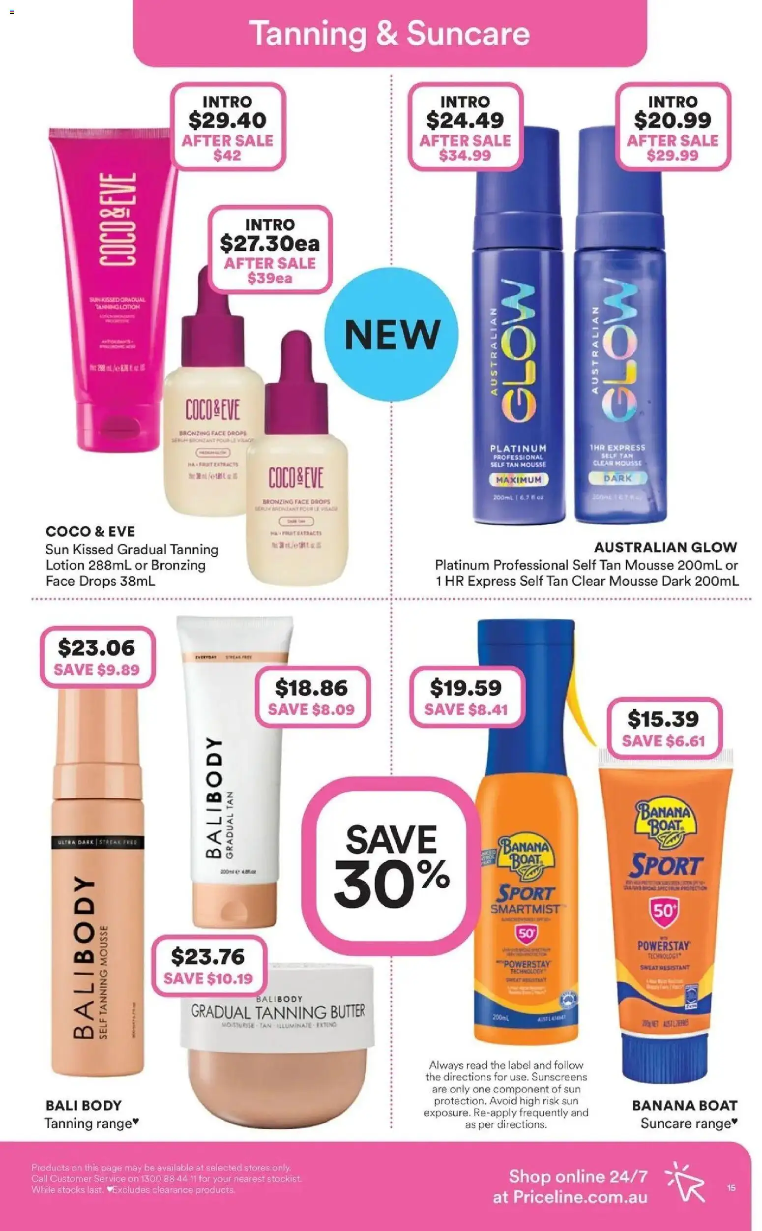 Priceline Pharmacy catalogue - valid from 23.04.2026 | Page: 15 | Products: Butter, Lotion, Mousse
