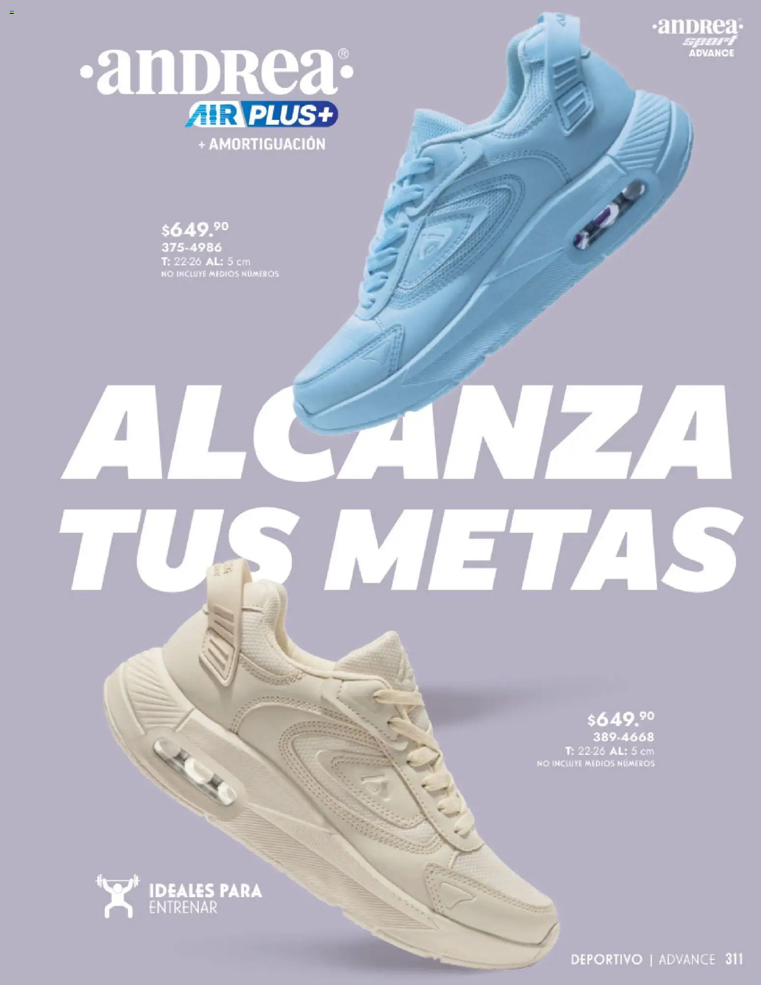 Nuevas ofertas de Andrea válidas en toda la República Mexicana desde el 25.01.2026. ¡Encuentra las mejores ofertas en Andrea catálogo Calzado Dama! | Página: 311