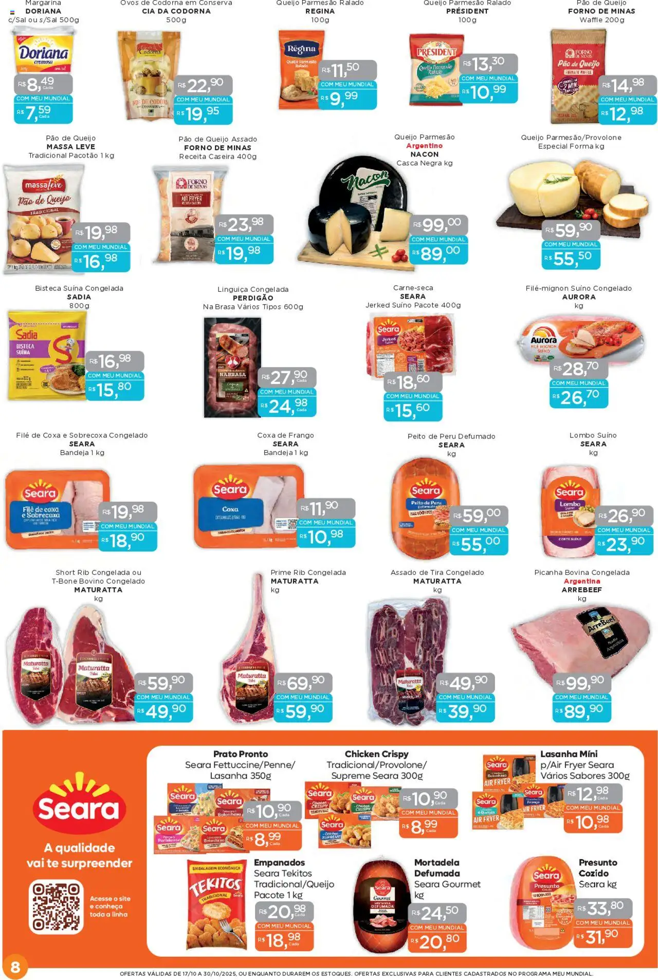 Mundial Folheto - válido de 17.10.2025 | Página: 8 | Produtos: Air fryer, Picanha, Lombo, Bandeja