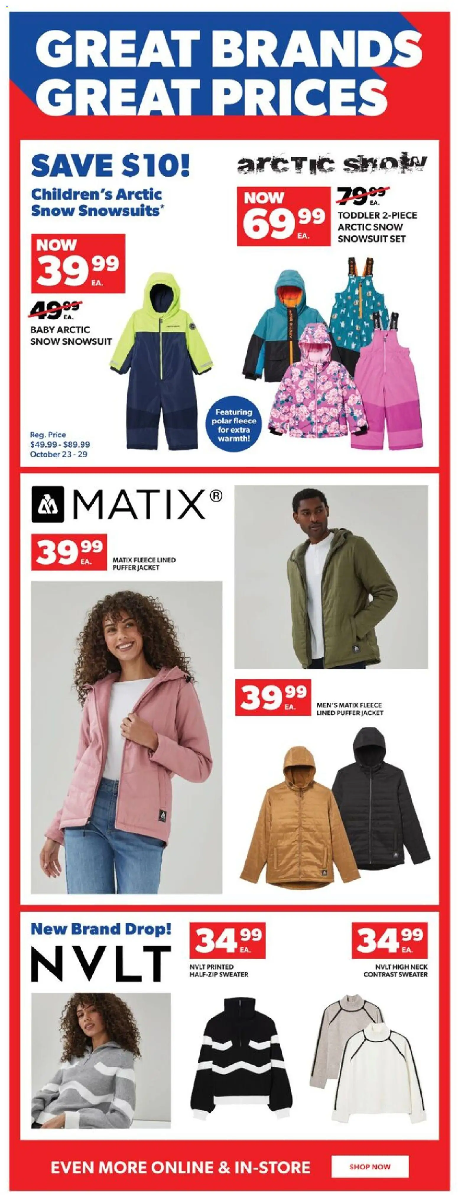 Real Canadian Superstore flyer valid from 23.10.2025 | Page: 35 | Products: Sweater, Jacket