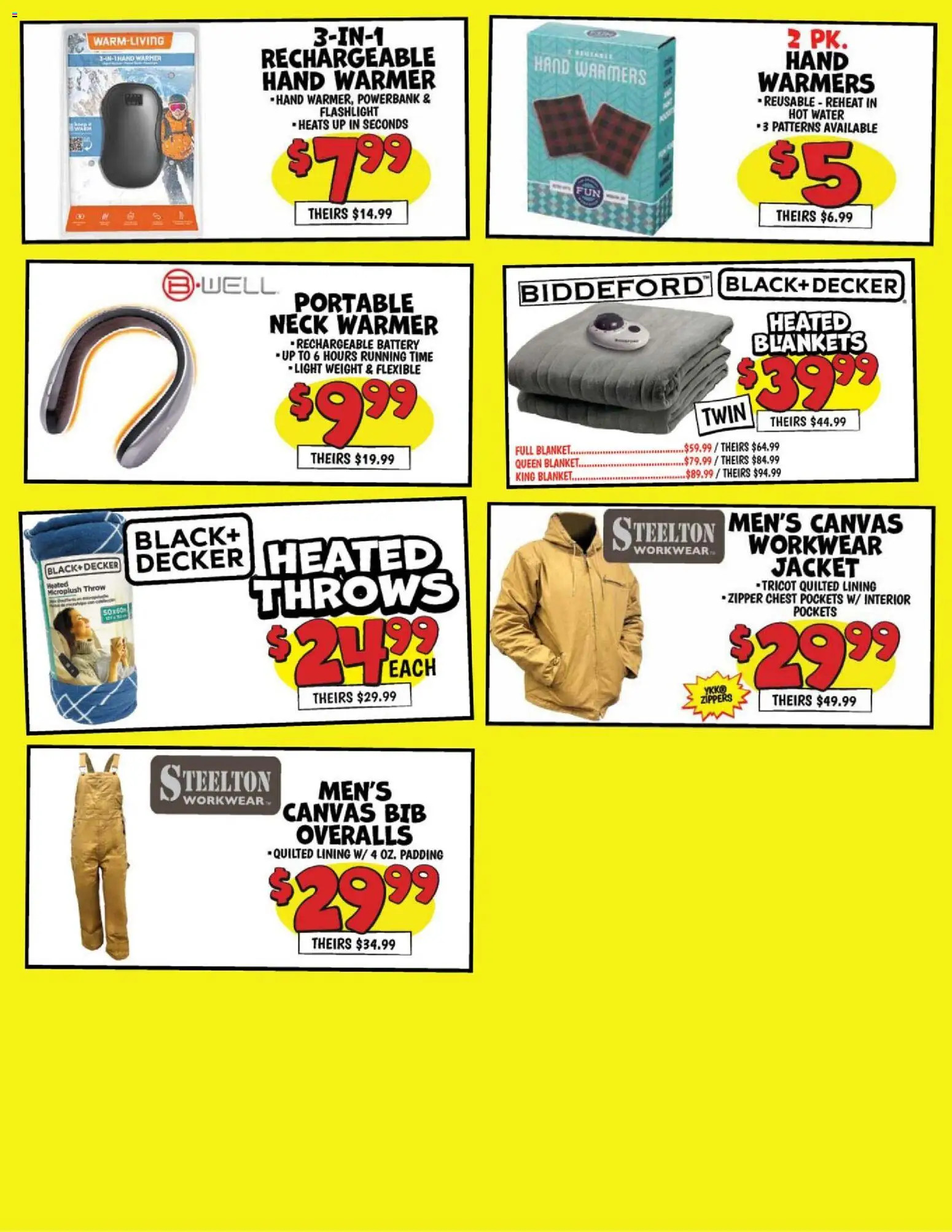Ollie's Ad - valid from 02.12.2025 | Page: 3 | Products: Workwear, Canvas, Battery, Jacket