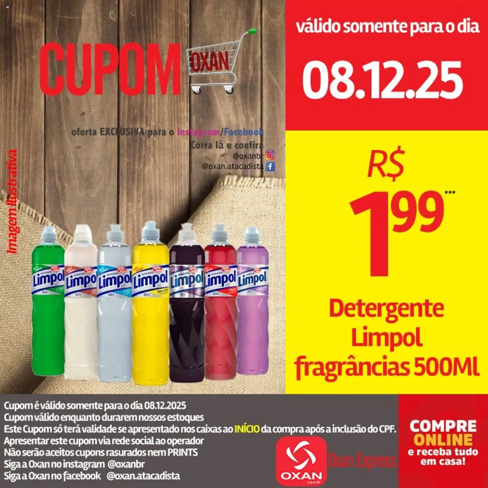 Oxan Atacadista Folheto - válido de 08.12.2025 | Página: 19 | Produtos: Detergente