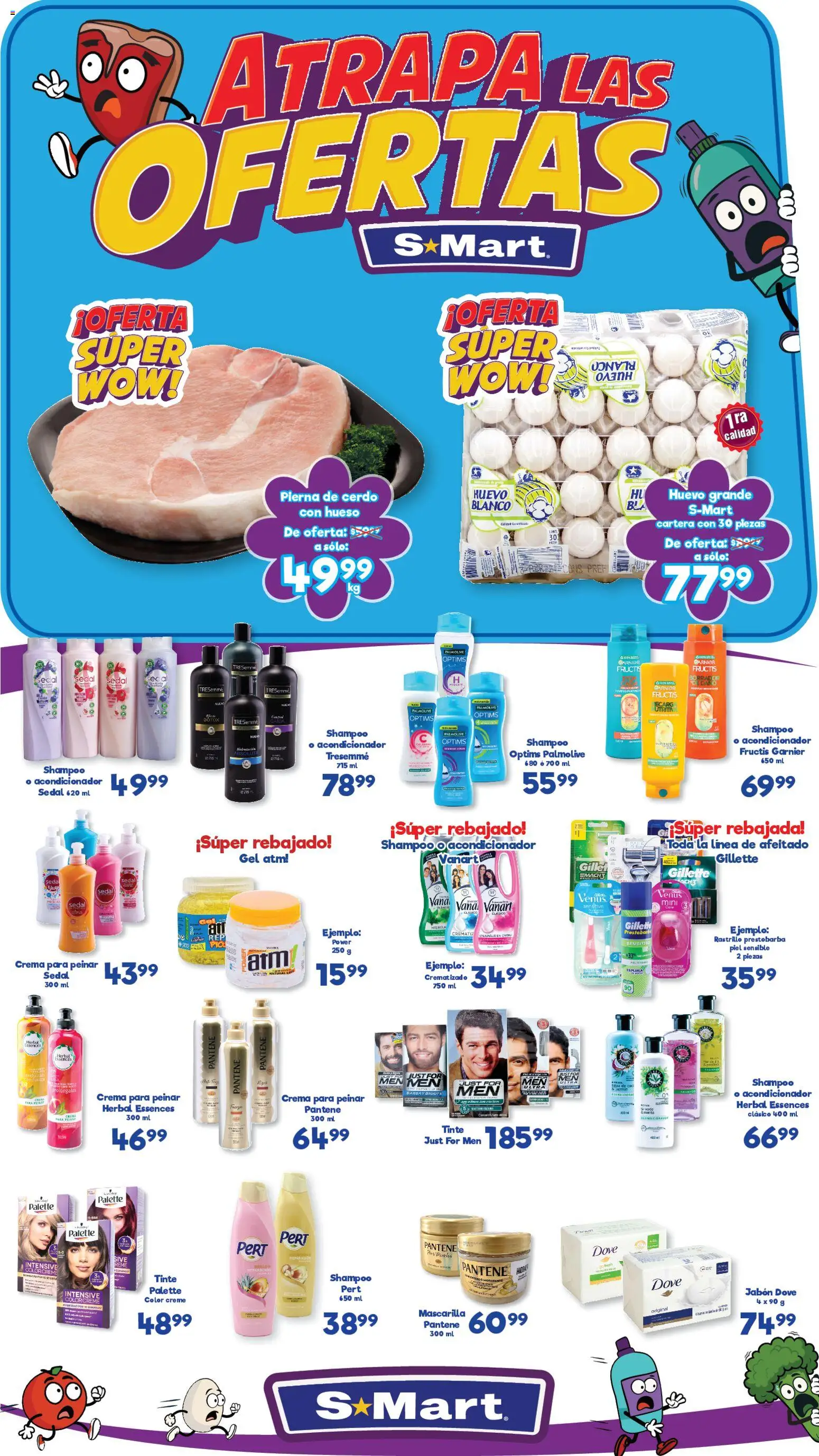 Nuevas ofertas de S-Mart válidas en toda la República Mexicana desde el 27.01.2026. ¡Encuentra las mejores ofertas en S-Mart folleto Ofertas de Feria Reynosa! | Página: 1 | Productos: Huevo, Agua, Espuma, Mascarilla
