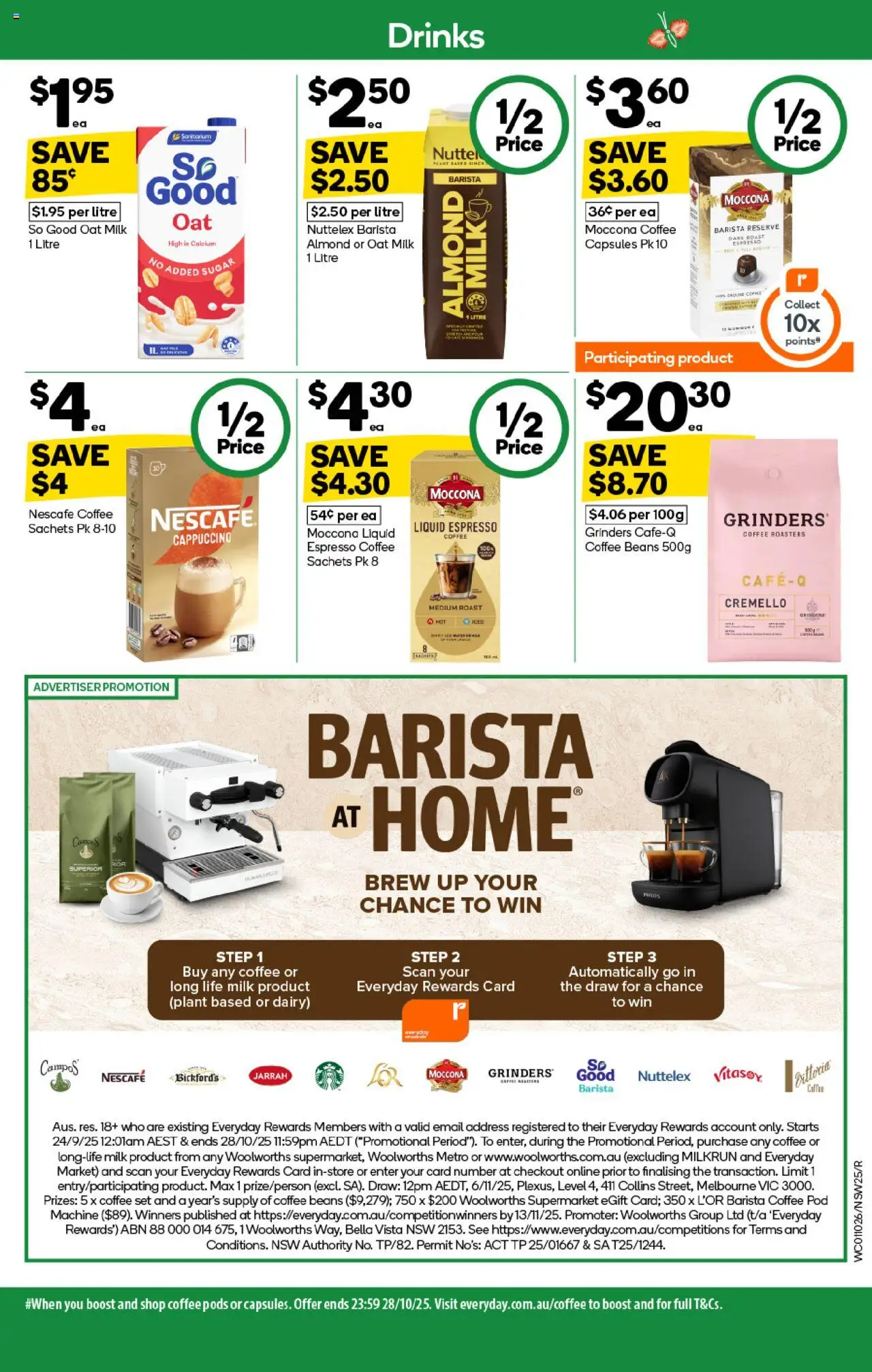 Woolworths catalogue - valid from 01.10.2025 | Page: 23 | Products: Milk, Dairy, Sugar, Nescafe