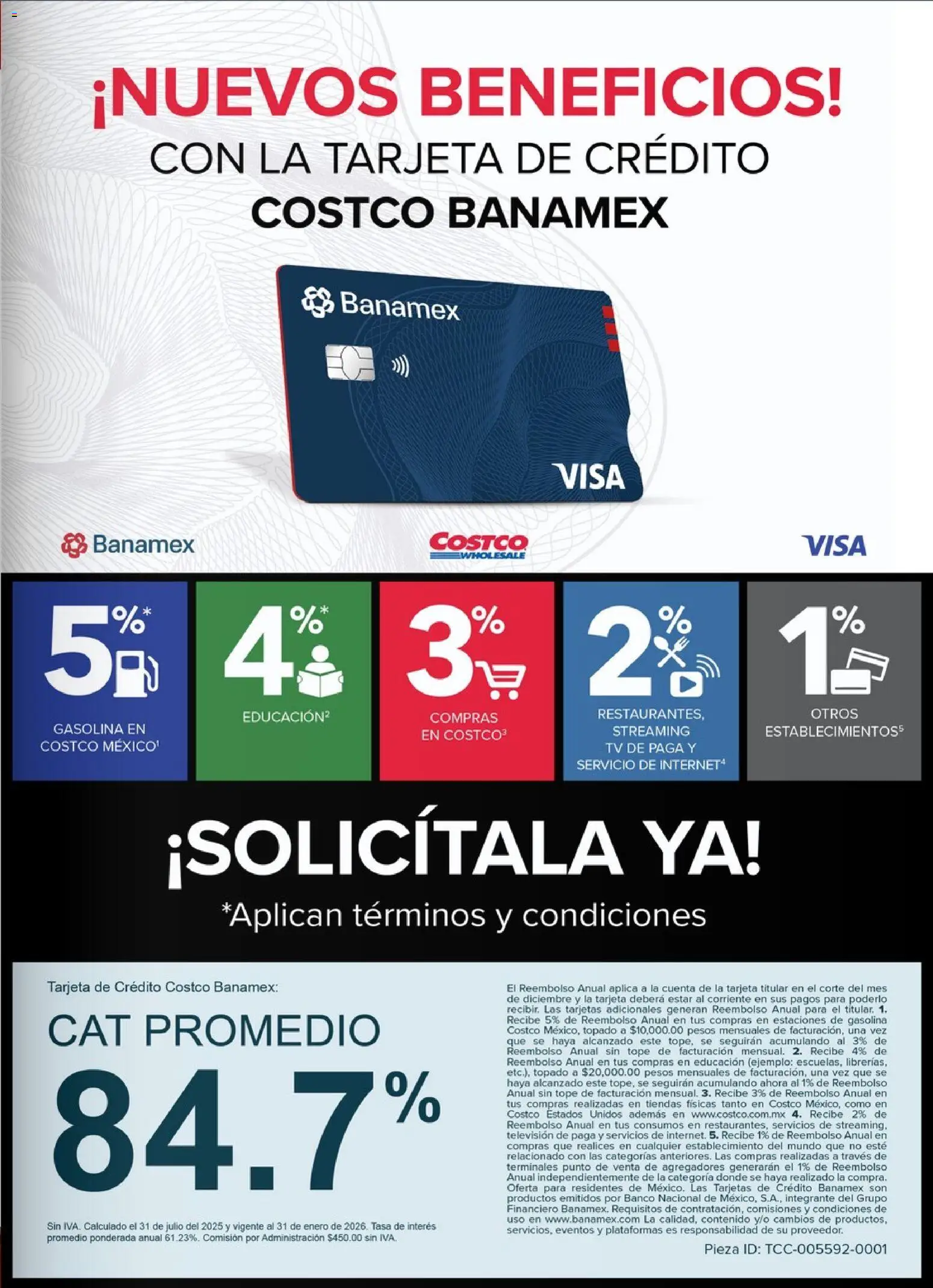 Nuevas ofertas de Costco válidas en toda la República Mexicana desde el 06.12.2025. ¡Encuentra las mejores ofertas en Costco catálogo Descuentos Especiales! | Página: 9 | Productos: Banco, Televisión