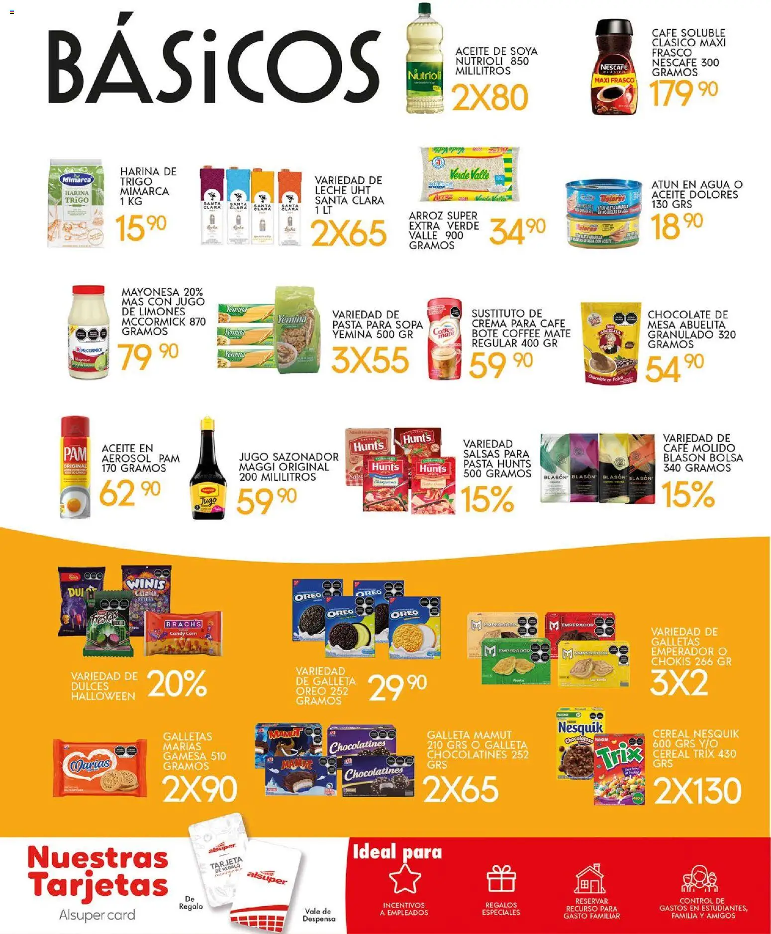 Nuevas ofertas de Alsuper válidas en toda la República Mexicana desde el 31.10.2025. ¡Encuentra las mejores ofertas en Alsuper folleto Zacatecas! | Página: 6 | Productos: Atún, Aceite, Arroz, Pasta