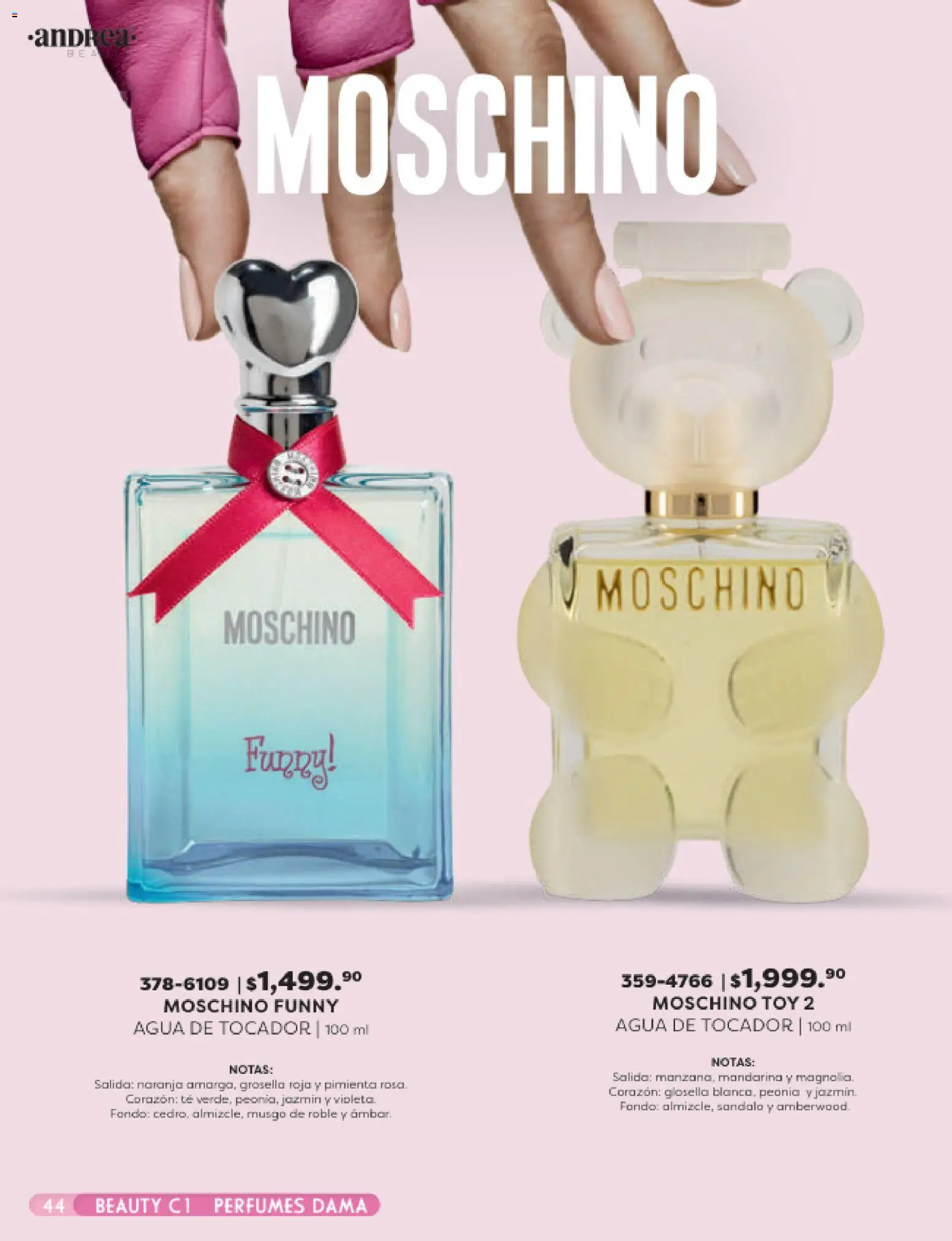 Nuevas ofertas de Andrea válidas en toda la República Mexicana desde el 25.01.2026. ¡Encuentra las mejores ofertas en Andrea catálogo Beauty! | Página: 44 | Productos: Pimienta, Agua, Té