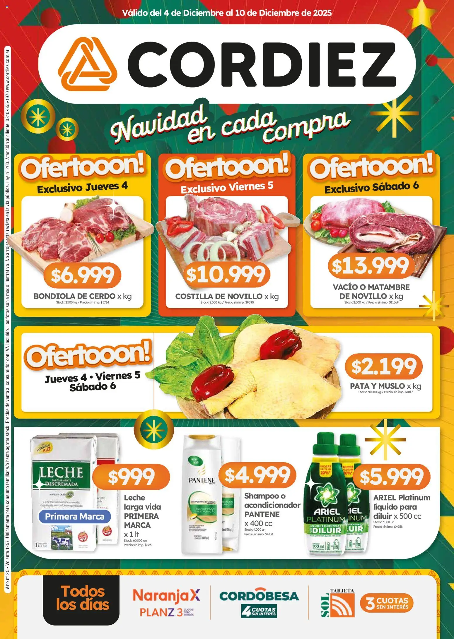 Cordiez ofertas │ válido desde el 04.12.2025 | Página: 1