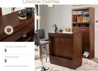 Vista previa de Muebles Dico catálogo  Cantina Bar, nuevo folleto de la tienda, válido en México a partir del 22.11.2025 | Página: 4 | Productos: Barra