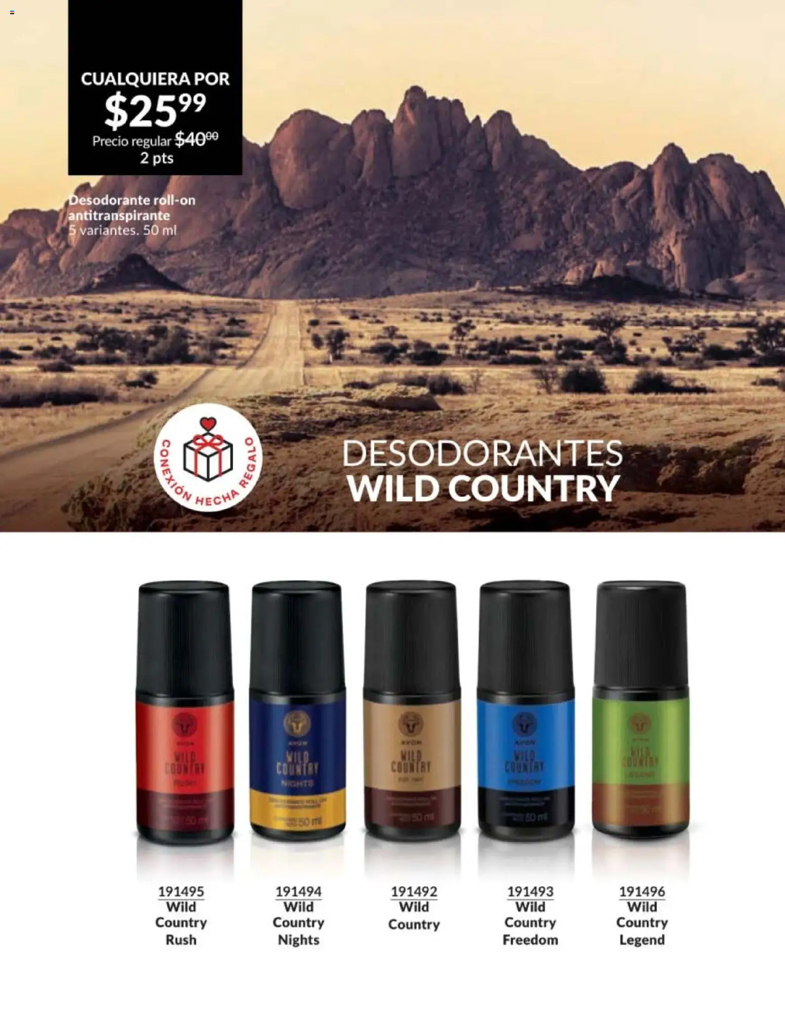 Nuevas ofertas de AVON válidas en toda la República Mexicana desde el 10.01.2026. ¡Encuentra las mejores ofertas en AVON campaña 2 2026! | Página: 52 | Productos: Desodorante, Antitranspirante