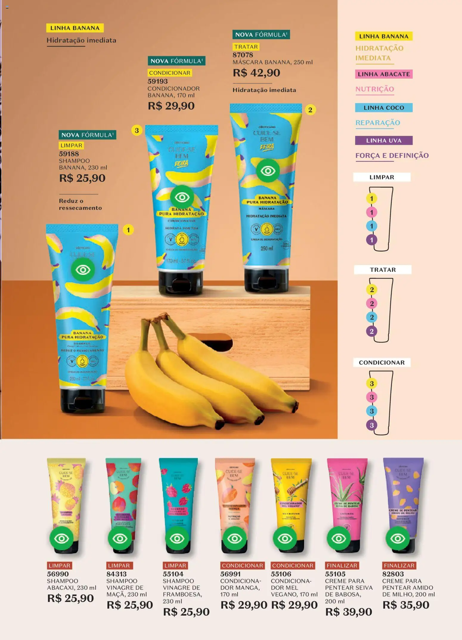 O Boticário Folheto - válido de 09.02.2026 | Página: 23 | Produtos: Shampoo, Vinagre, Mel, Creme