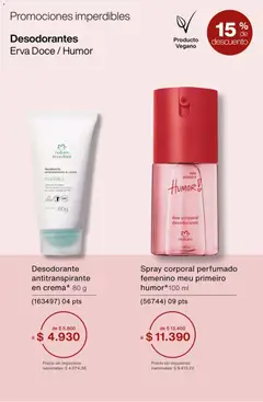 Vista previa Catálogo Natura Ciclo 3 válido desde el 09.02.2026 | Página: 40 | Productos: Desodorante, Antitranspirante, Ropa, Crema