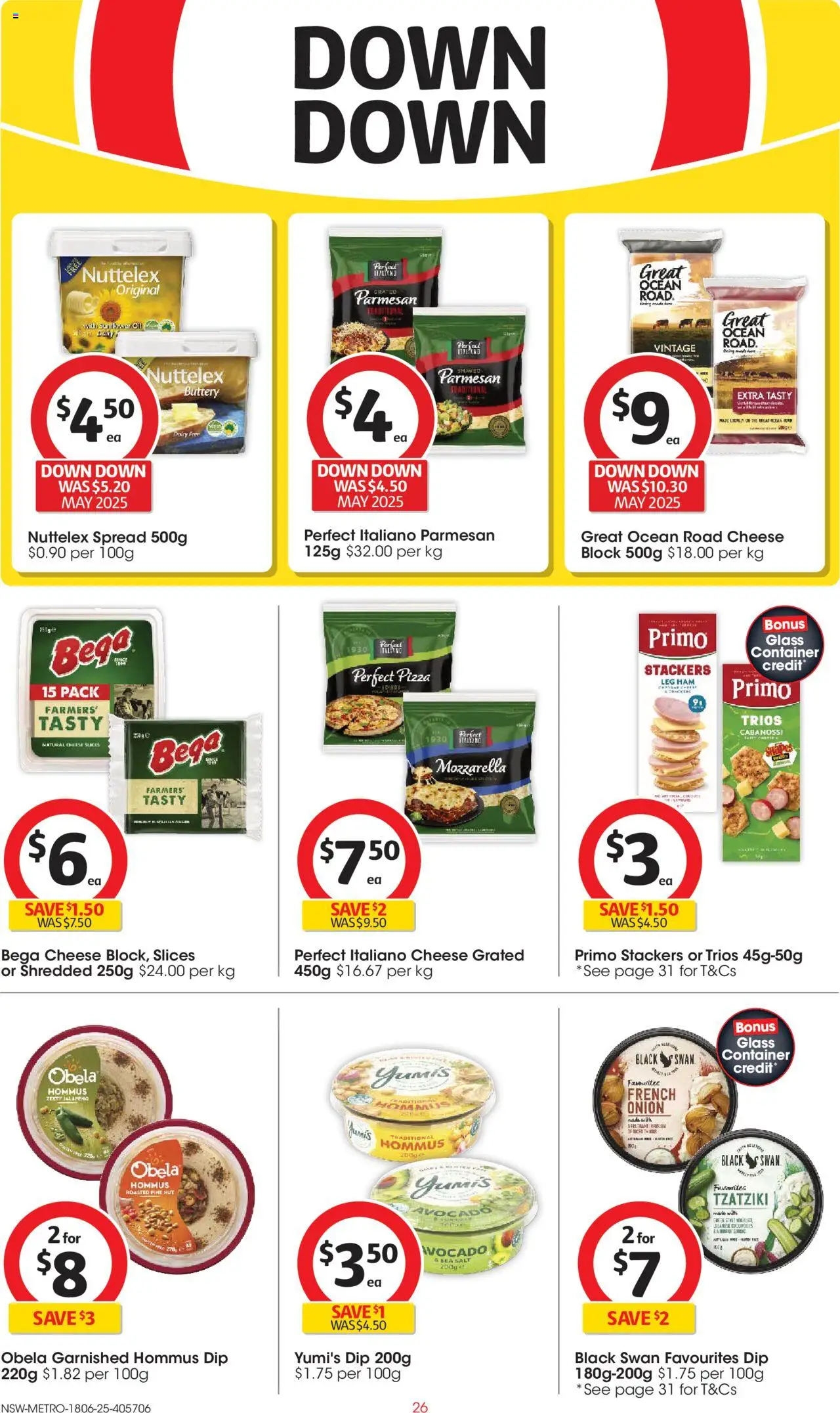 Coles catalogue - valid from 18.06.2025 | Page: 26 | Products: Dairy, Oil, Ham, Avocado