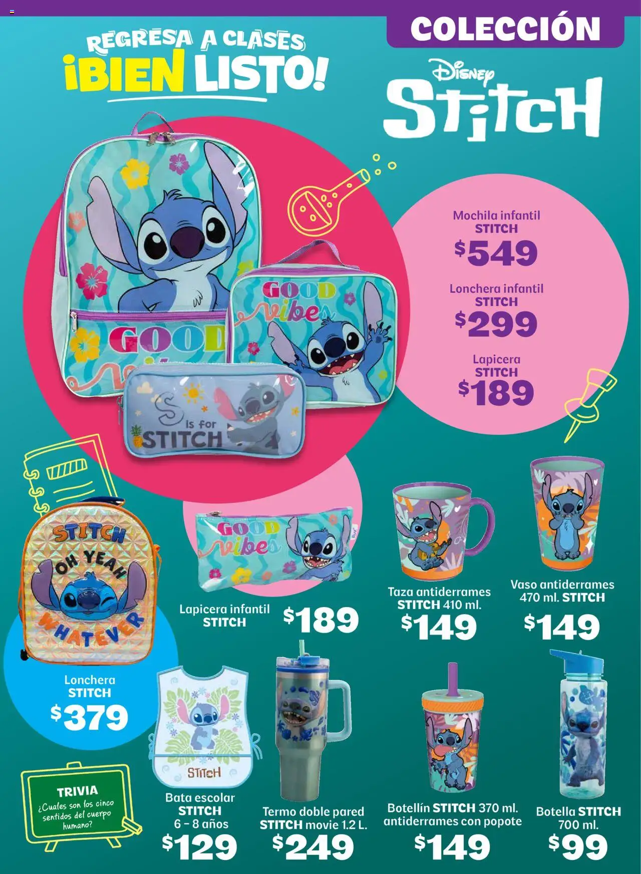 Nuevas ofertas de Soriana válidas en toda la República Mexicana desde el 14.08.2025. ¡Encuentra las mejores ofertas en Soriana - Regresa a clases bien listo Súper Nacional! | Página: 29 | Productos: Taza, Mochila, Botella, Termo
