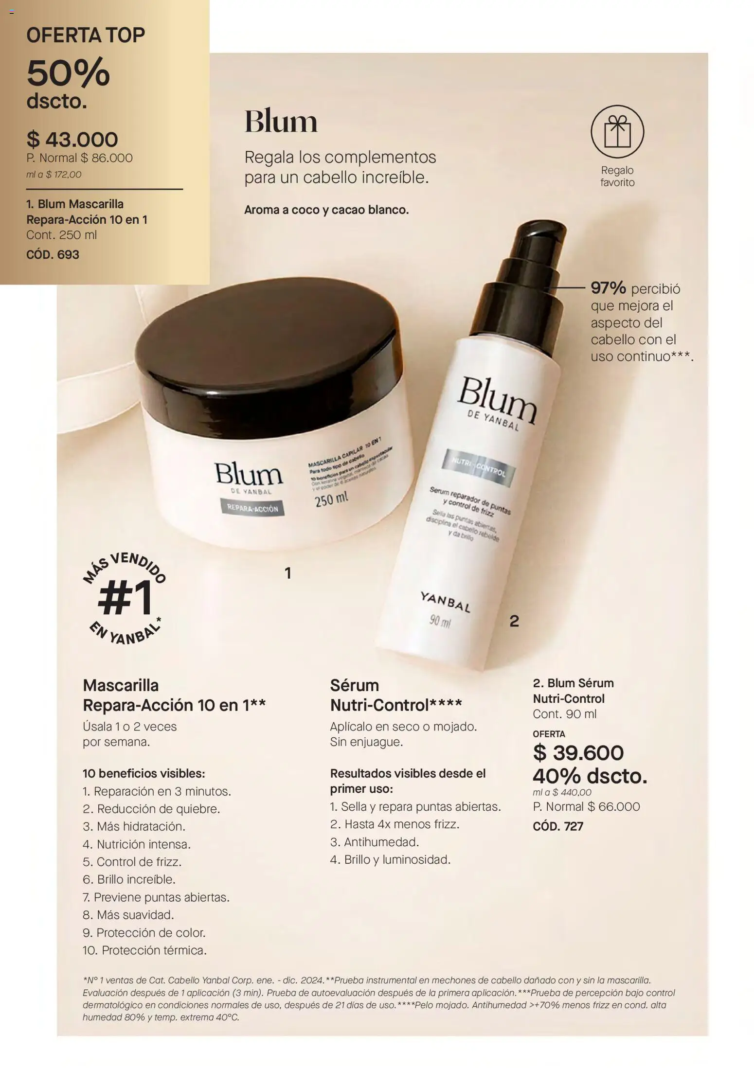 Yanbal revista - valida desde el 08.11.2025 | Página: 120 | Productos: Serum, Brillo, Mascarilla, Top